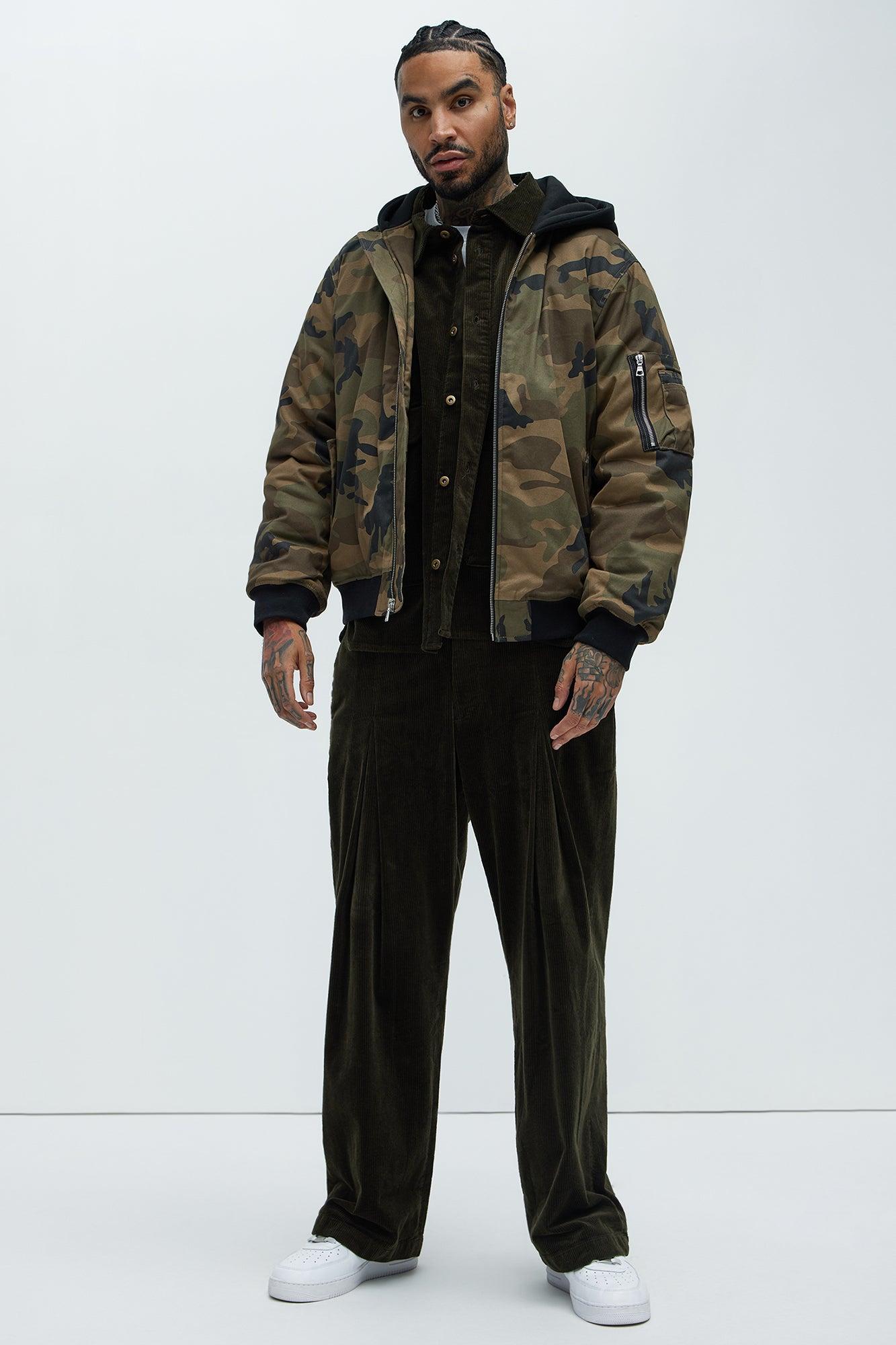 Mikael Hooded Bomber - Camouflage Product Image