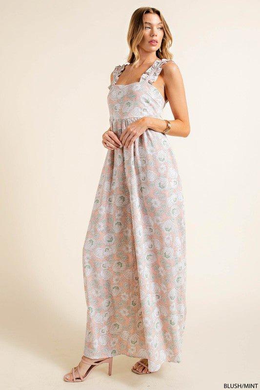 Aware Of This Floral Jumpsuit *FS Product Image