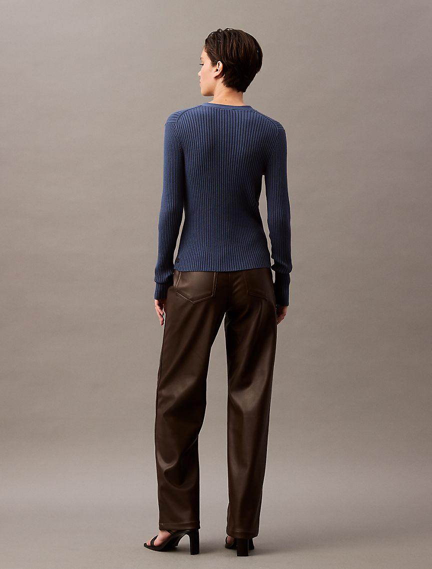 Faux Leather 90s Pants Product Image