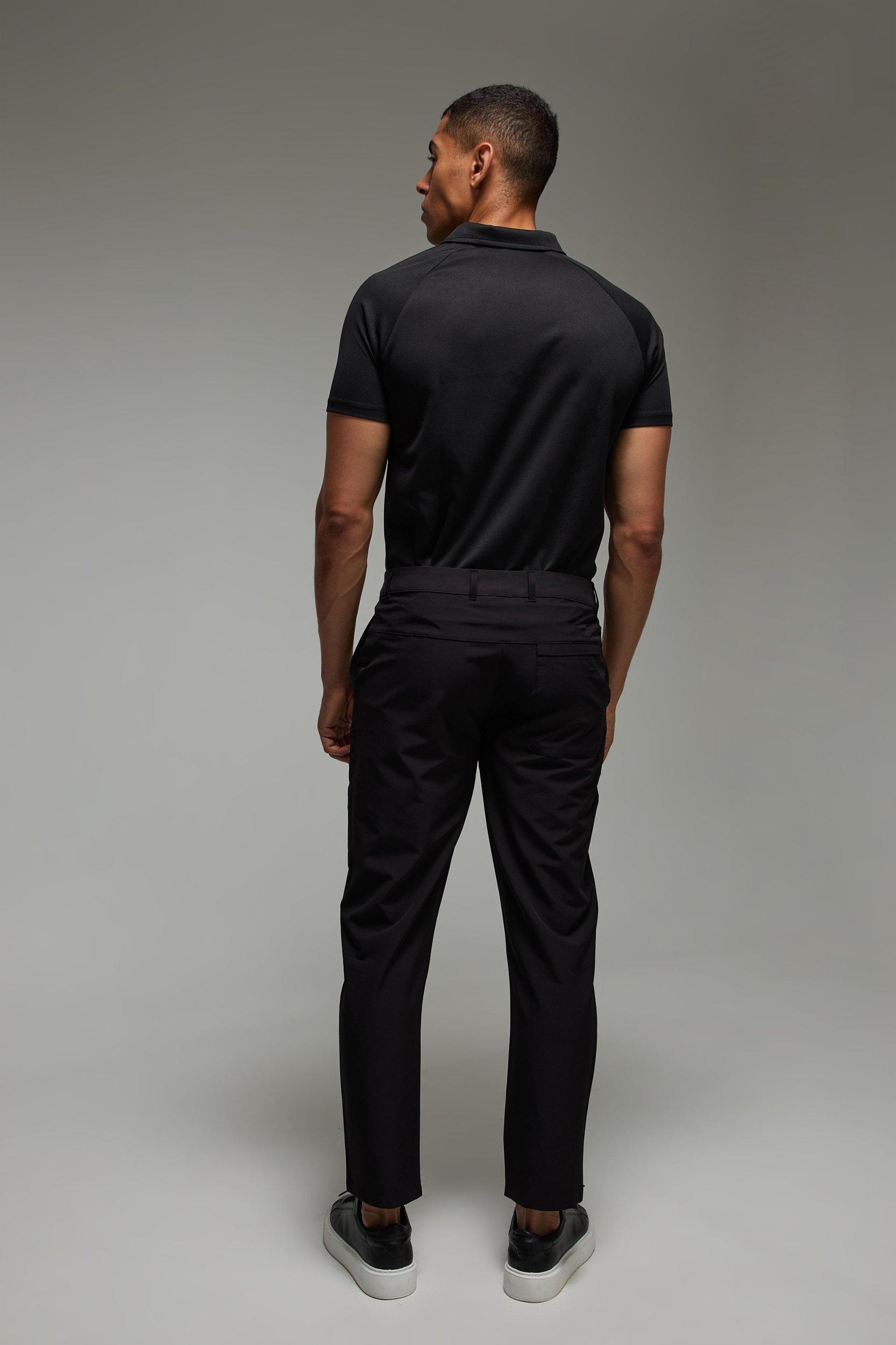 Man Sport Golf Stretch Woven Tapered Sweatpants | boohooMAN USA Product Image