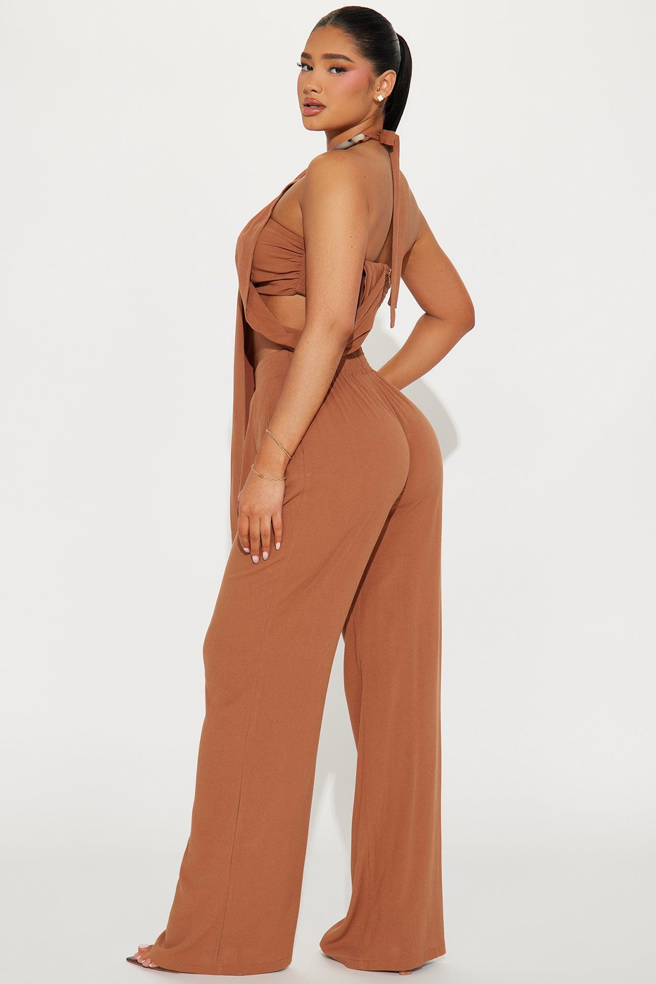 Under The Sun Pant Set - Mocha Product Image