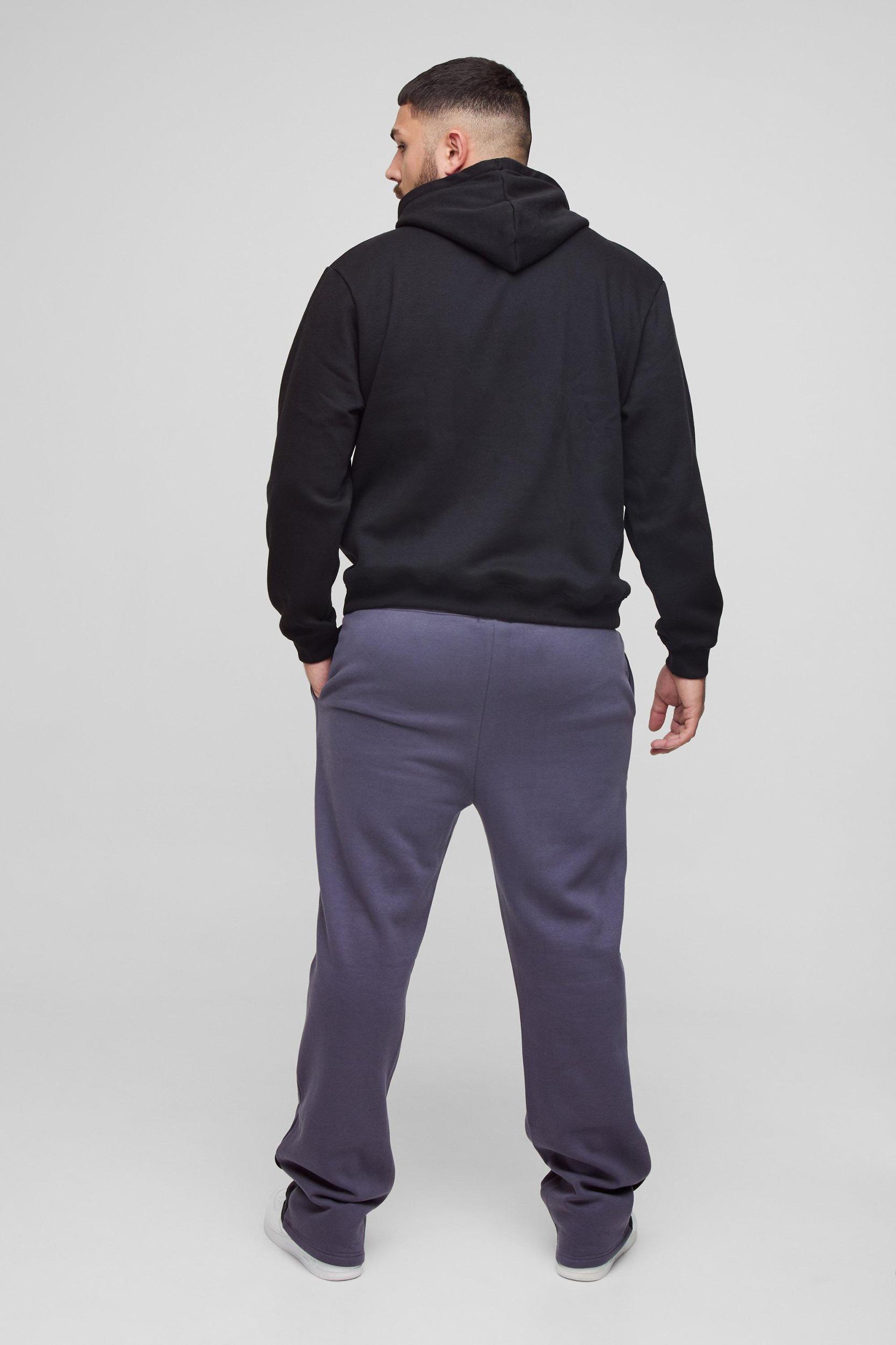 Plus Limited Slim Flare Cargo Gusset Sweatpants | boohooMAN USA Product Image