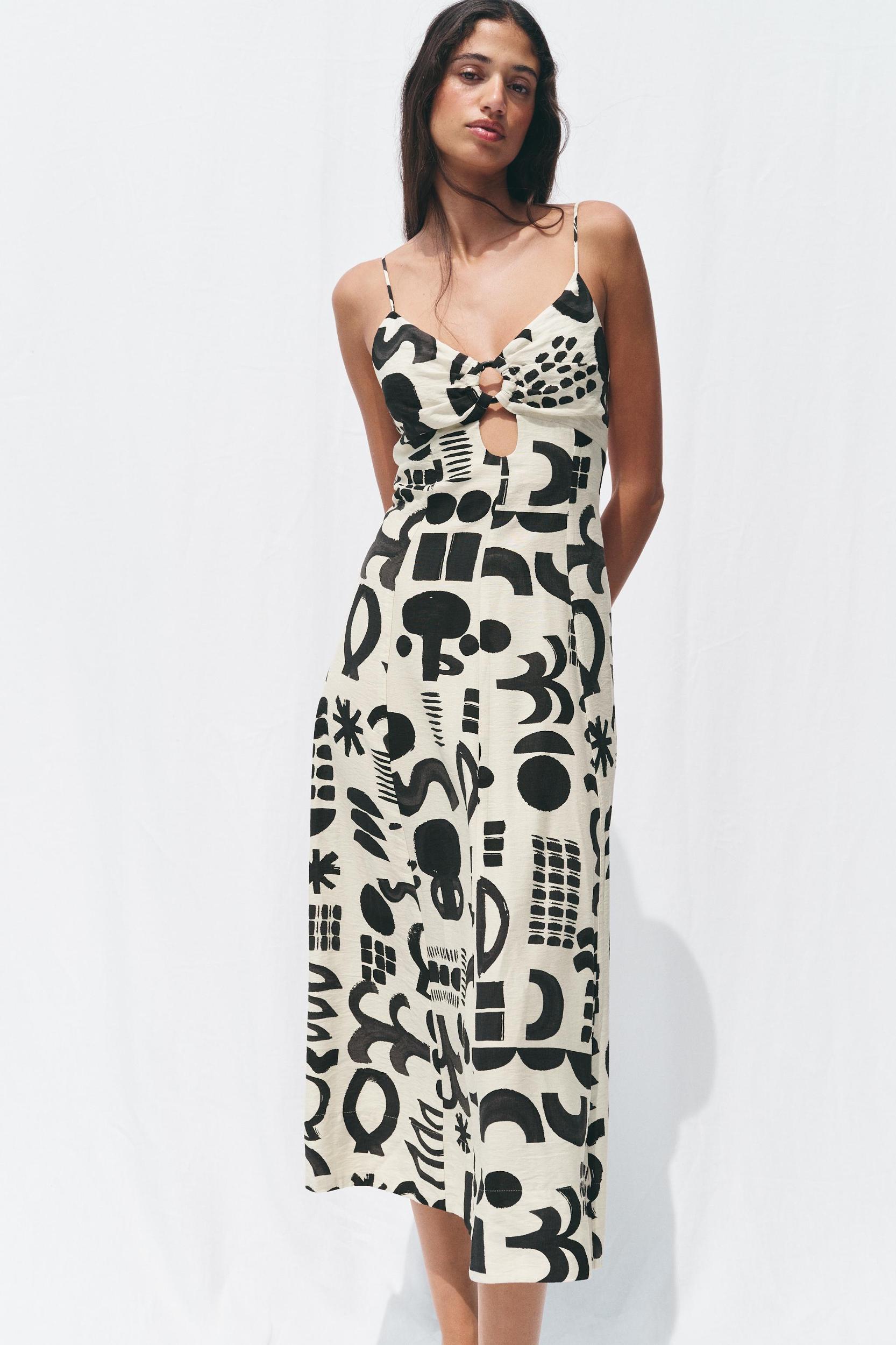 PRINTED CUT OUT DRESS Product Image