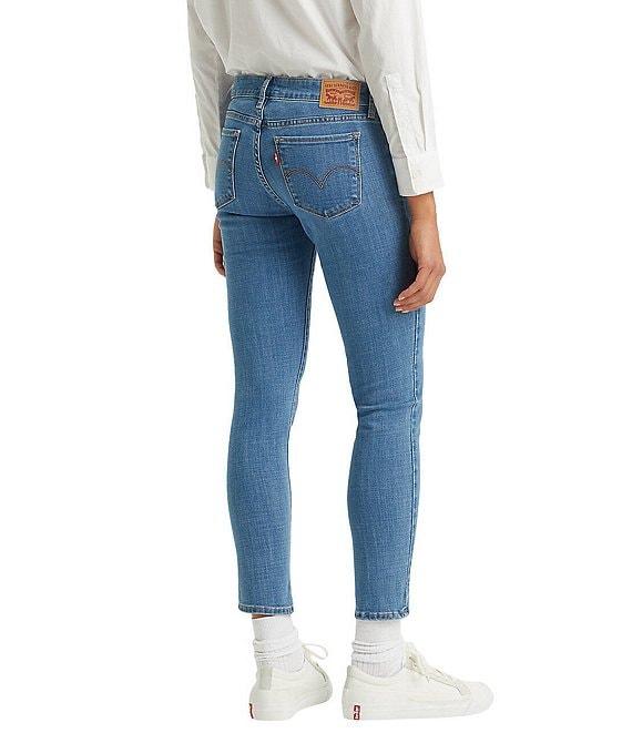 Levi's® 711 Mid Rise Medium Wash Skinny Jeans Product Image