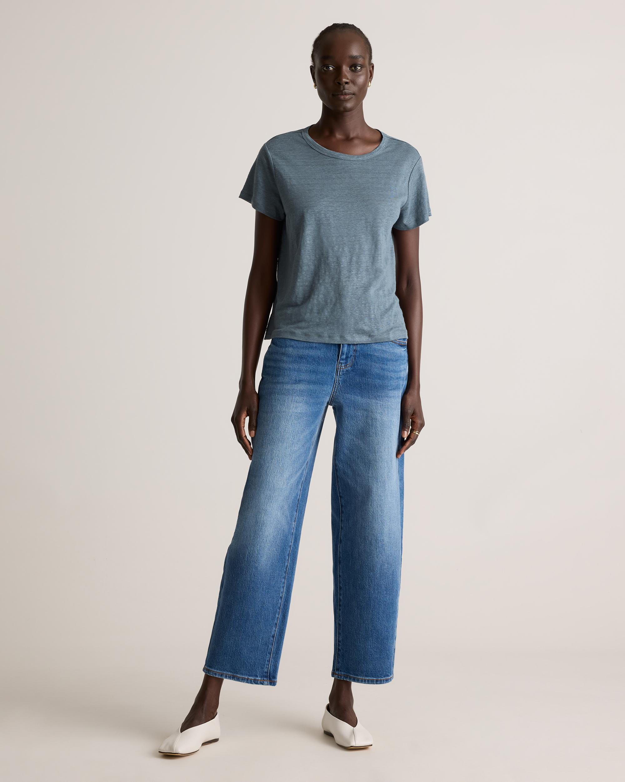 Quince | Women's 100% European Linen Jersey T-Shirt Size XS Product Image