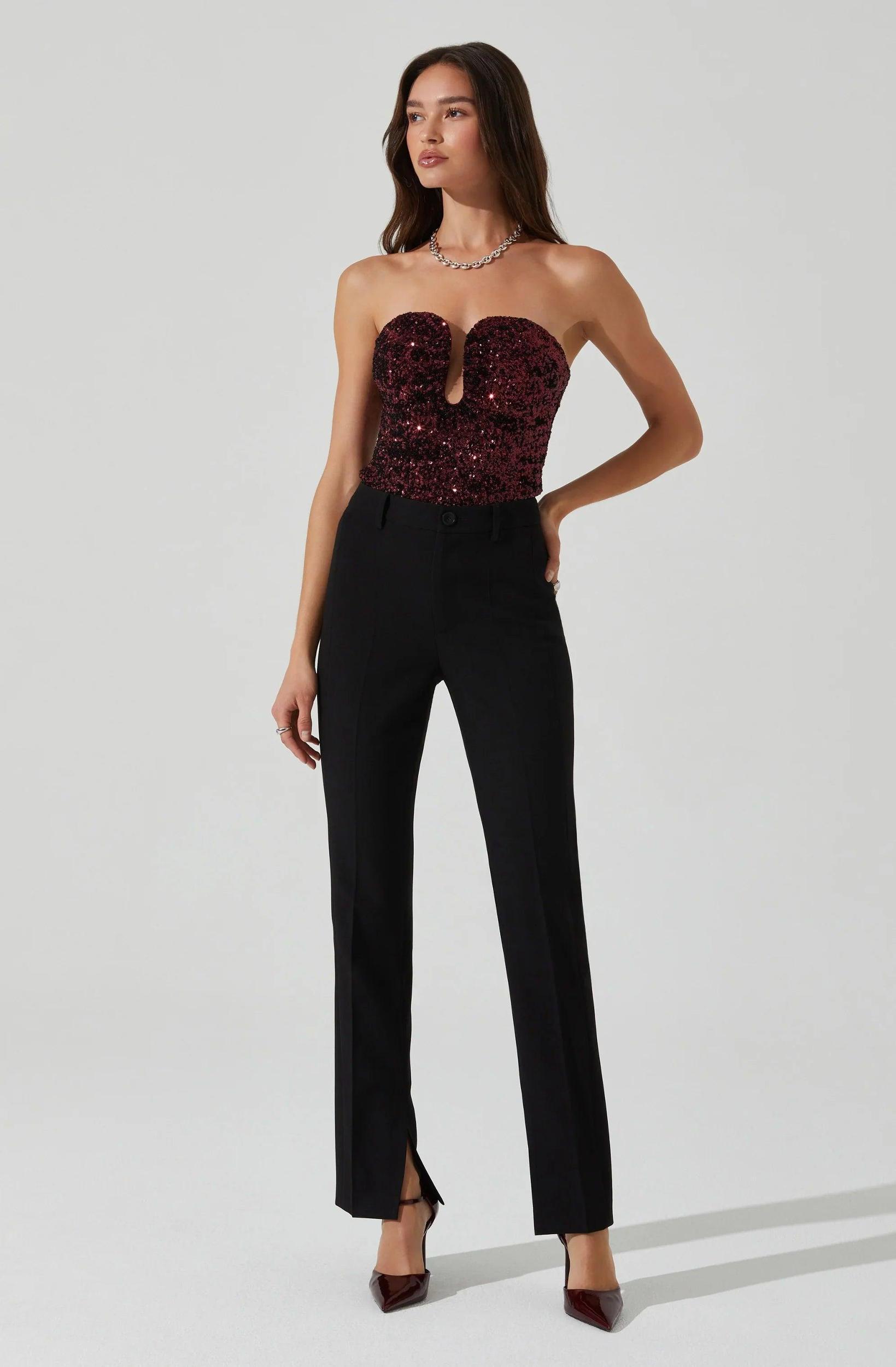 Arista Sweetheart Sequin Top Product Image