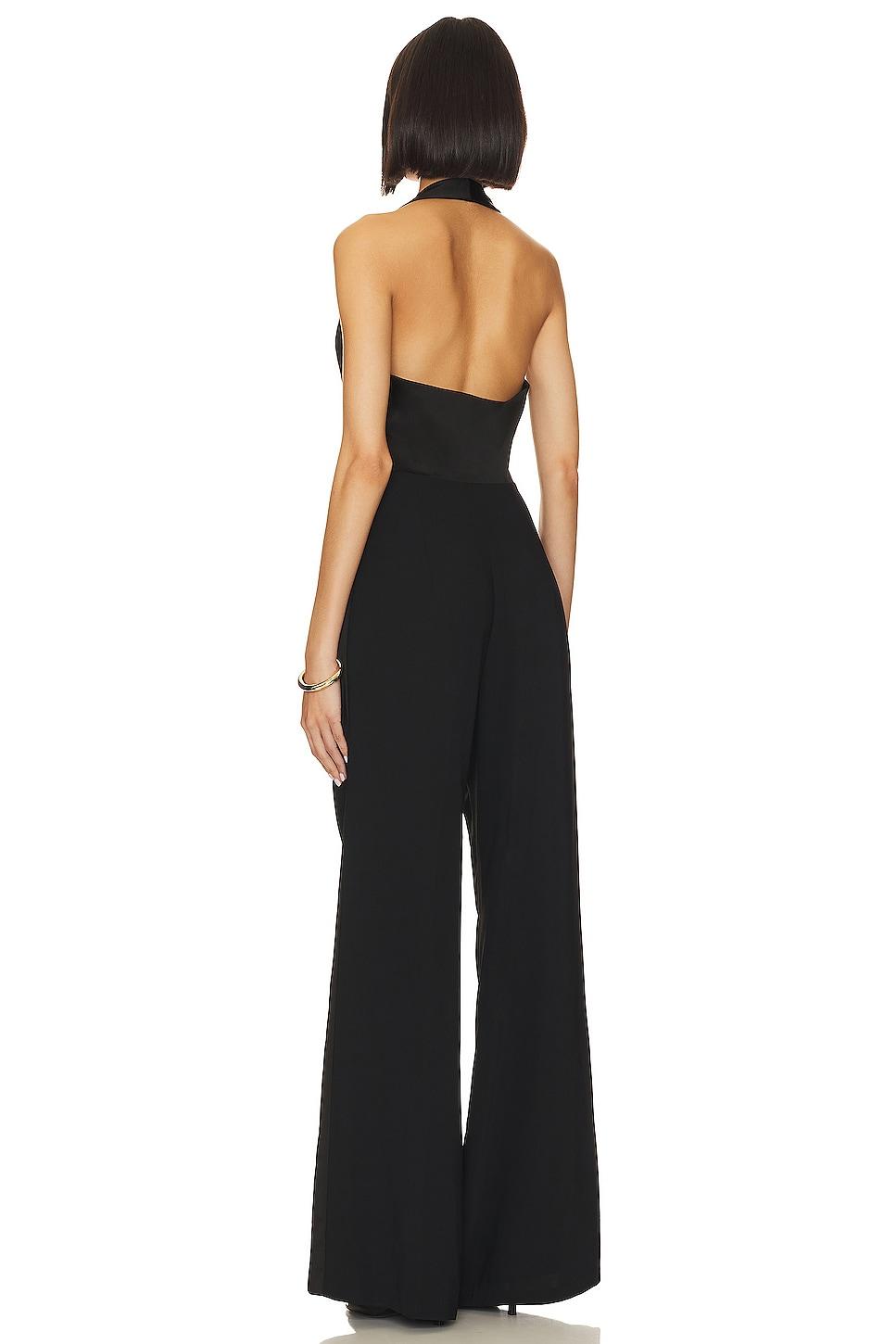 Satin Isadore Jumpsuit Amanda Uprichard Product Image