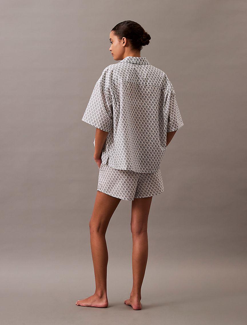 Cotton Poplin Lounge Shorts Product Image