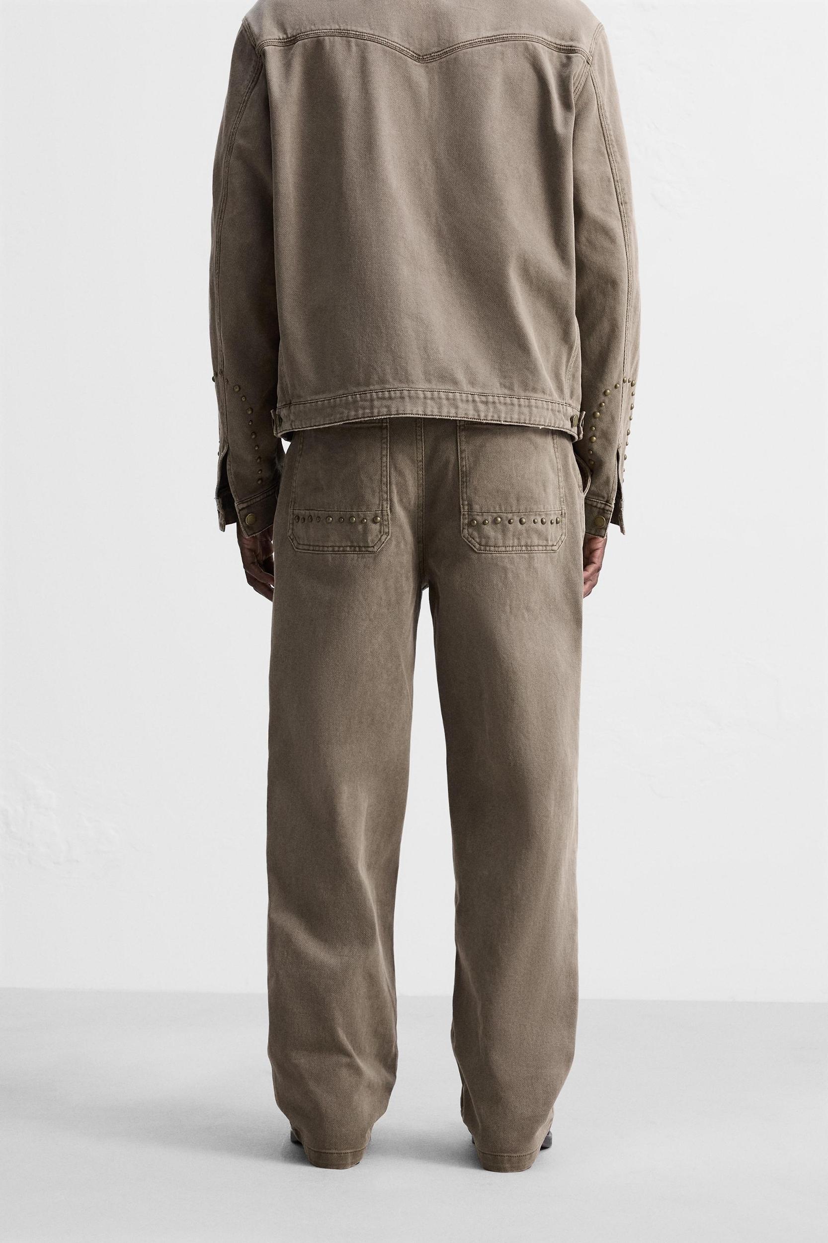 RELAXED FIT STUDDED PANTS Product Image