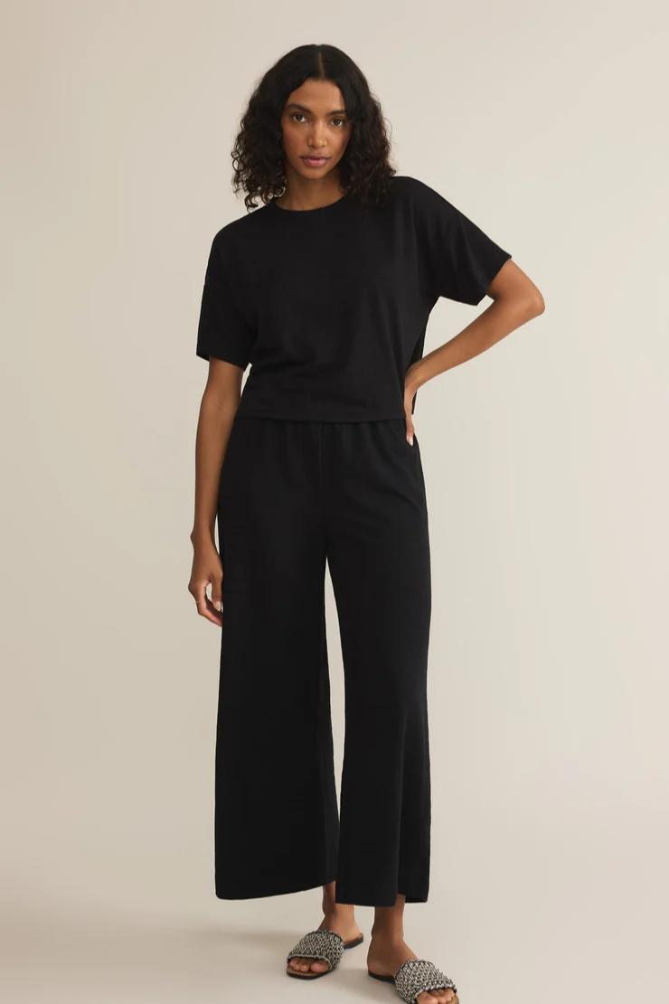 Sway Textured Cropped Tee Product Image