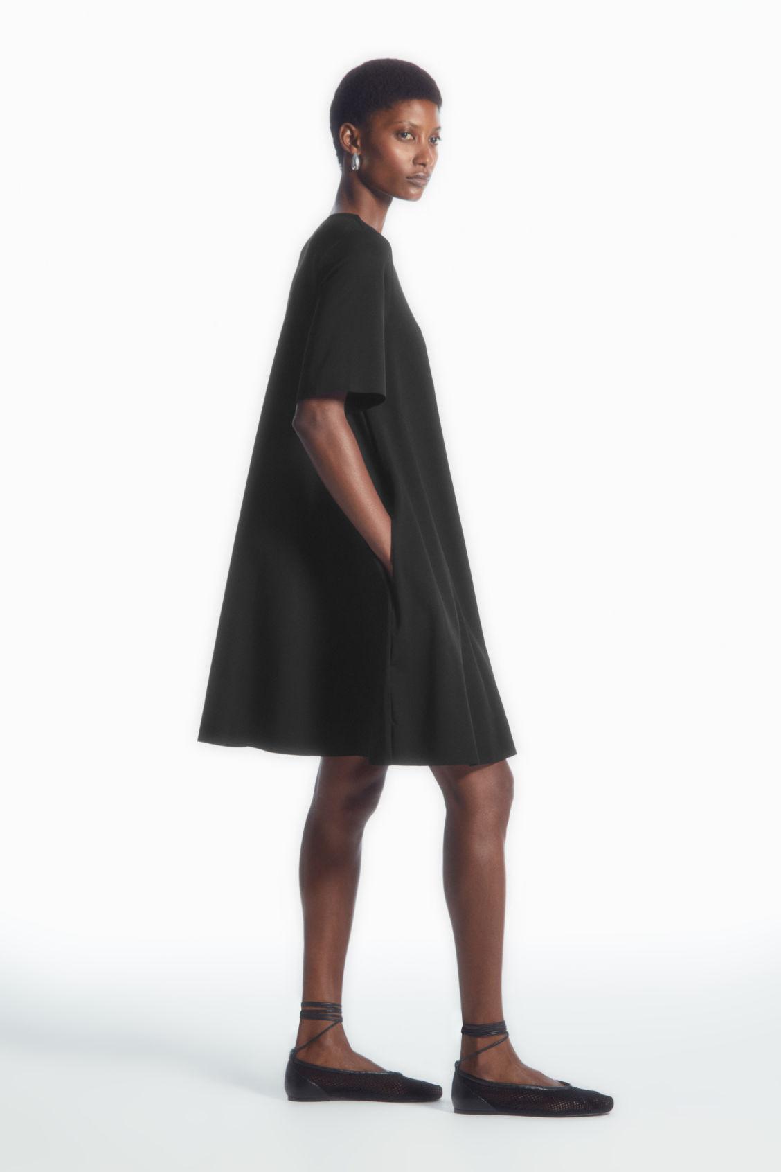 FLARED MINI T-SHIRT DRESS Product Image