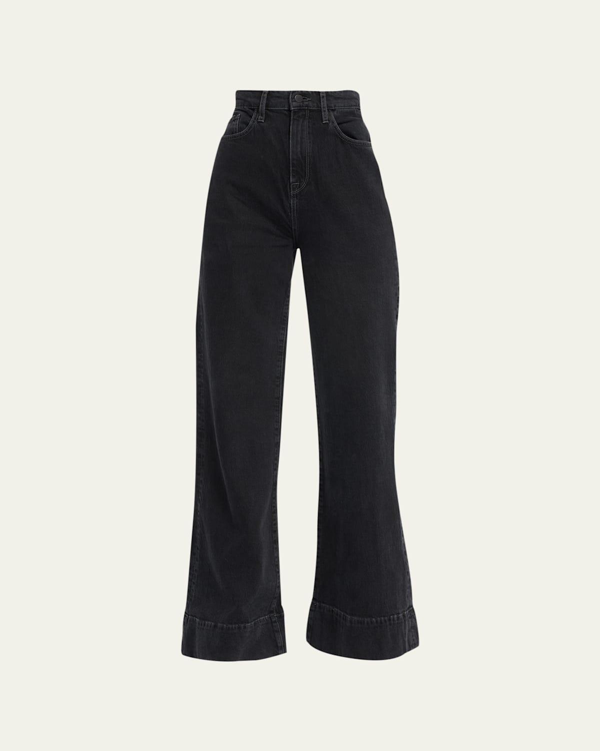 Ms. Onassis High Rise Wide-Leg Jeans Product Image