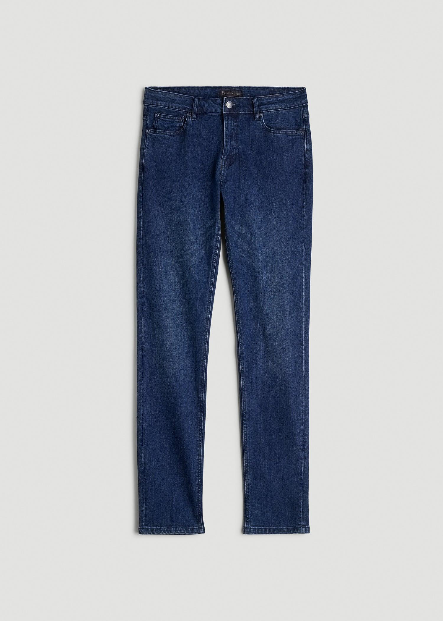 Dylan Slim Fit Jeans for Tall Men in Atlantic Blue Male Product Image