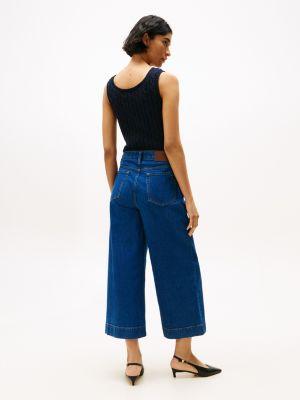 High-Rise Wide Leg Cropped Jean Product Image