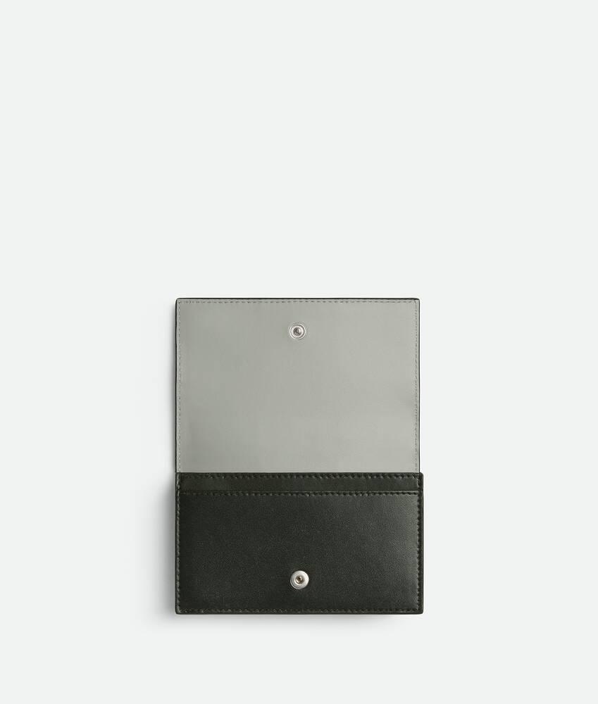 Men's Cassette Business Card Case in Dark green/agate grey Product Image