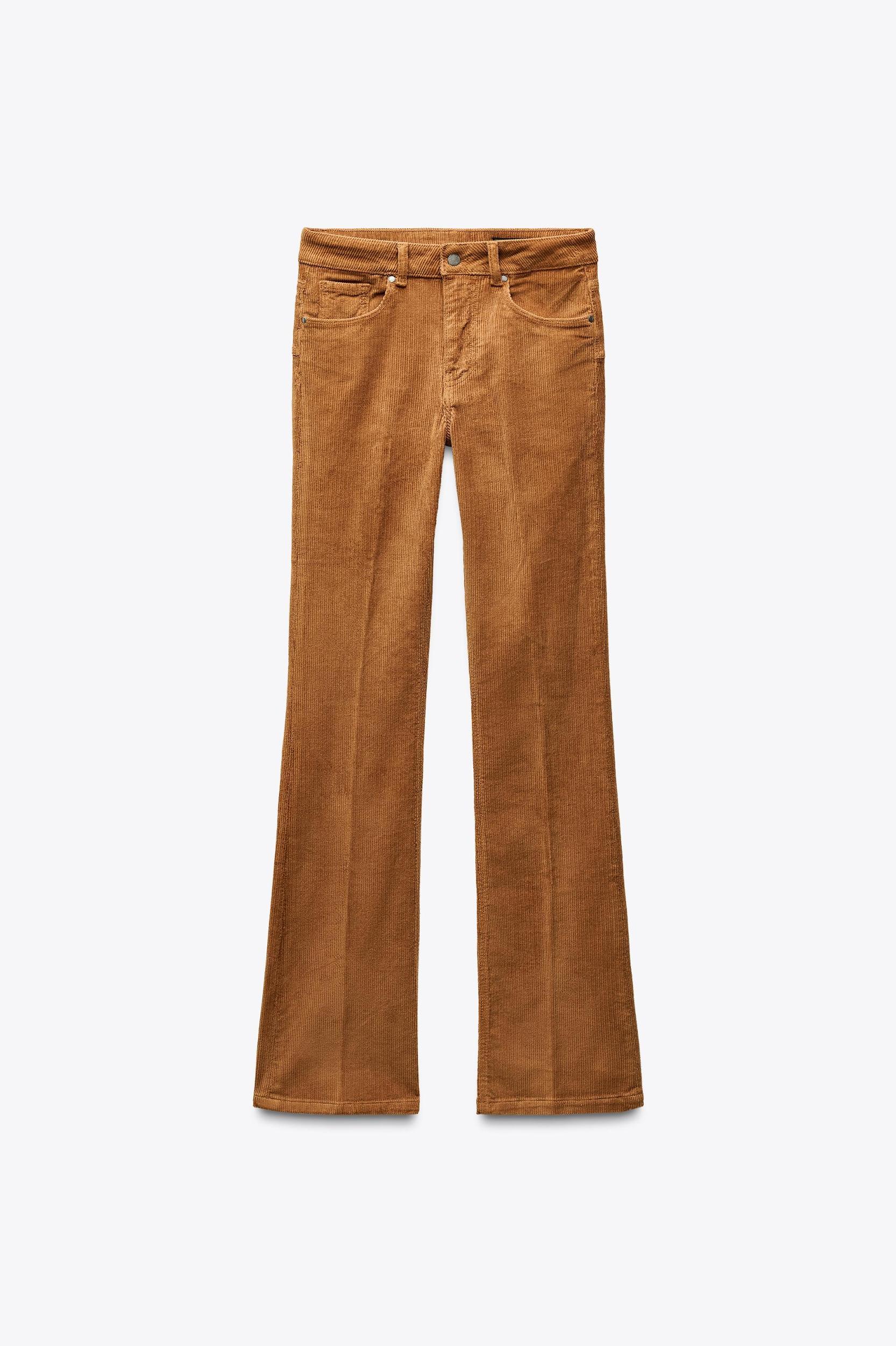 ZW COLLECTION CORDUROY FLARE PANTS Product Image
