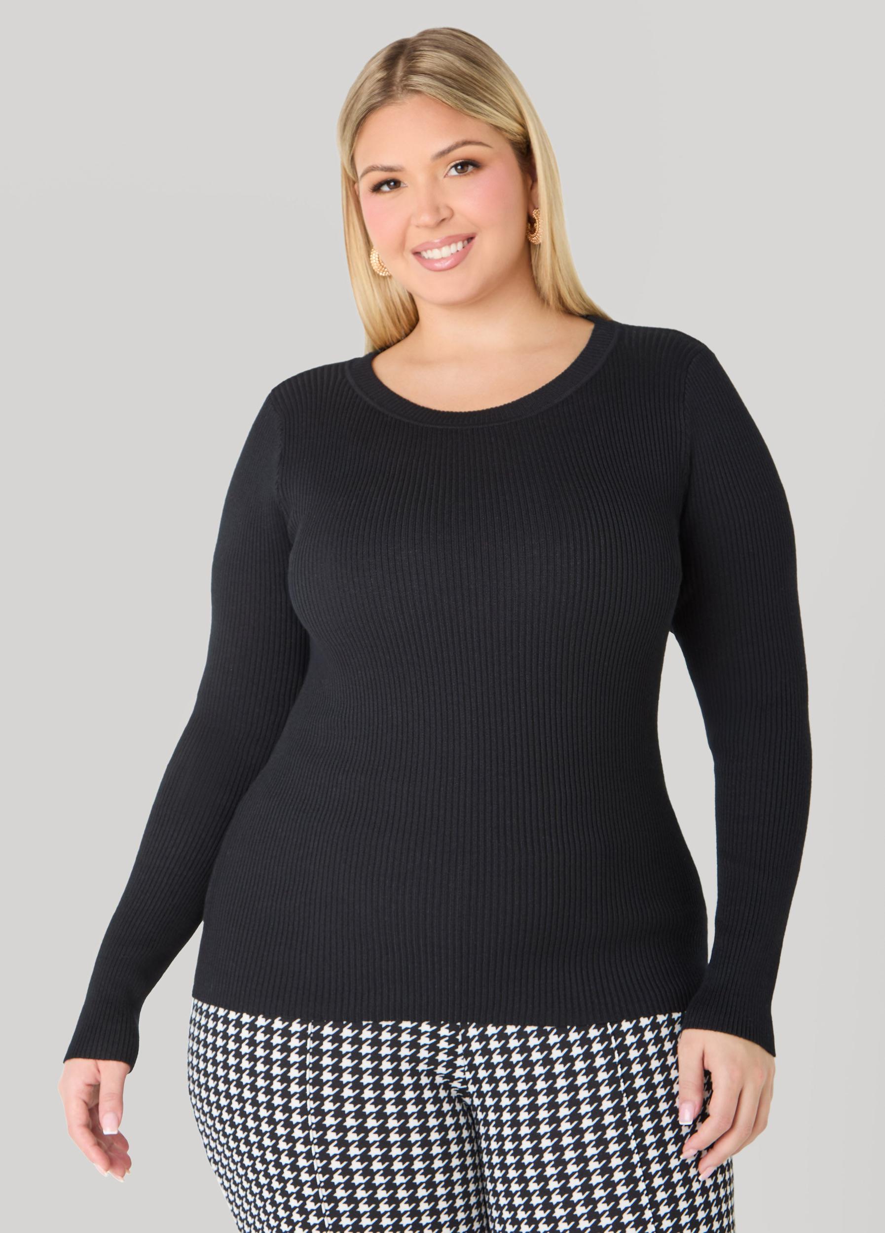 Ribbed Crewneck Sweater Product Image