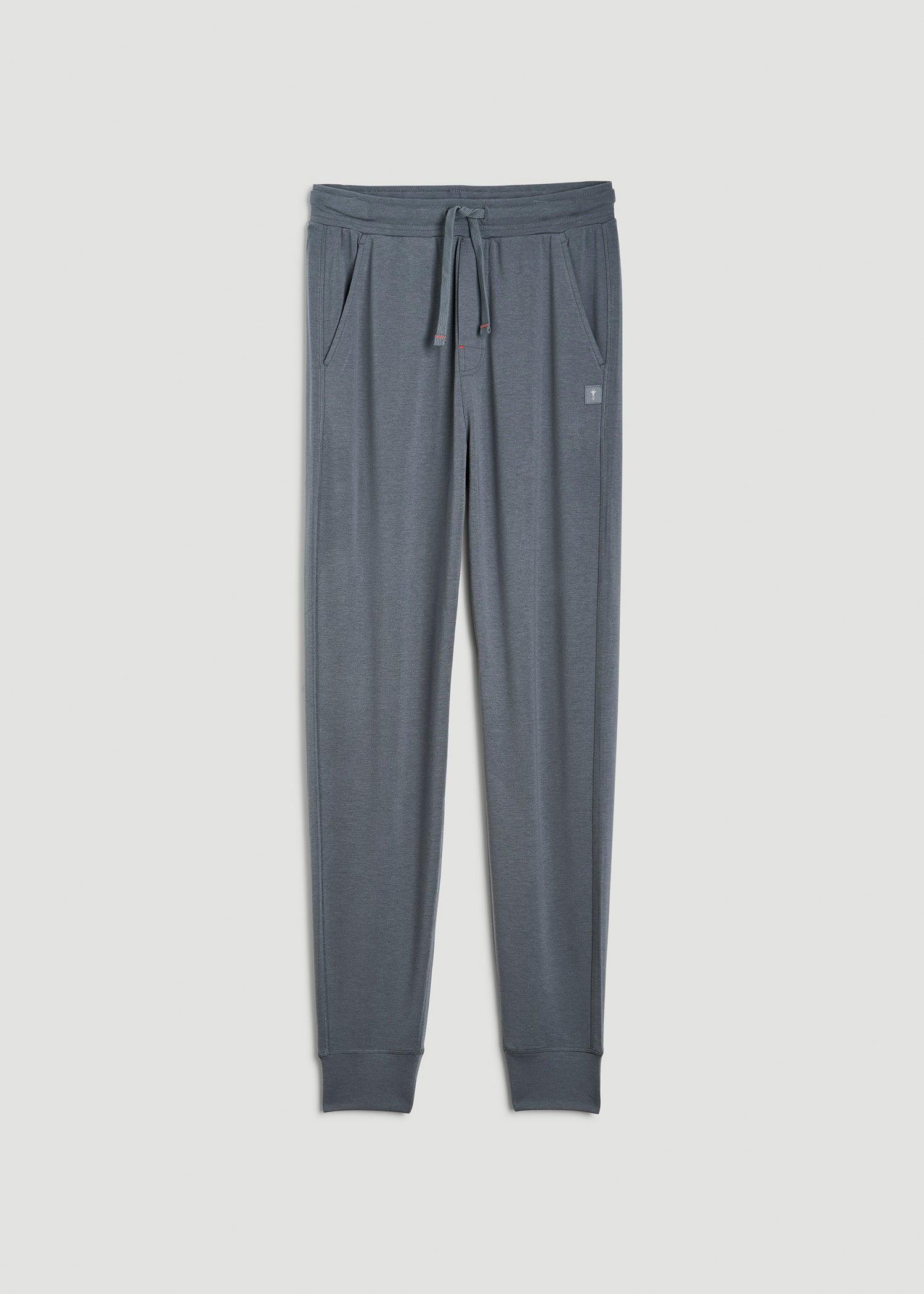 Sleep Joggers for Tall Men in Smoky Blue Male Product Image