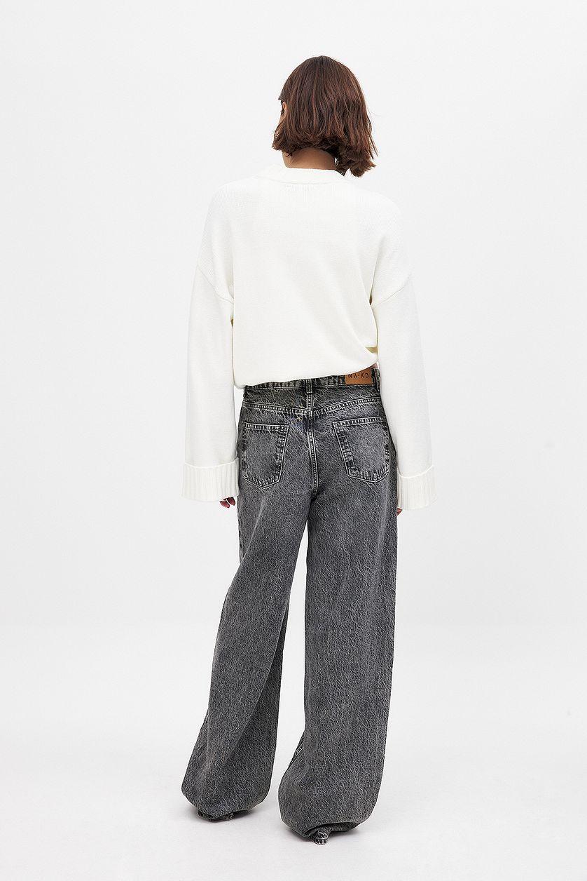 Low Waist Wide Leg Jeans Product Image