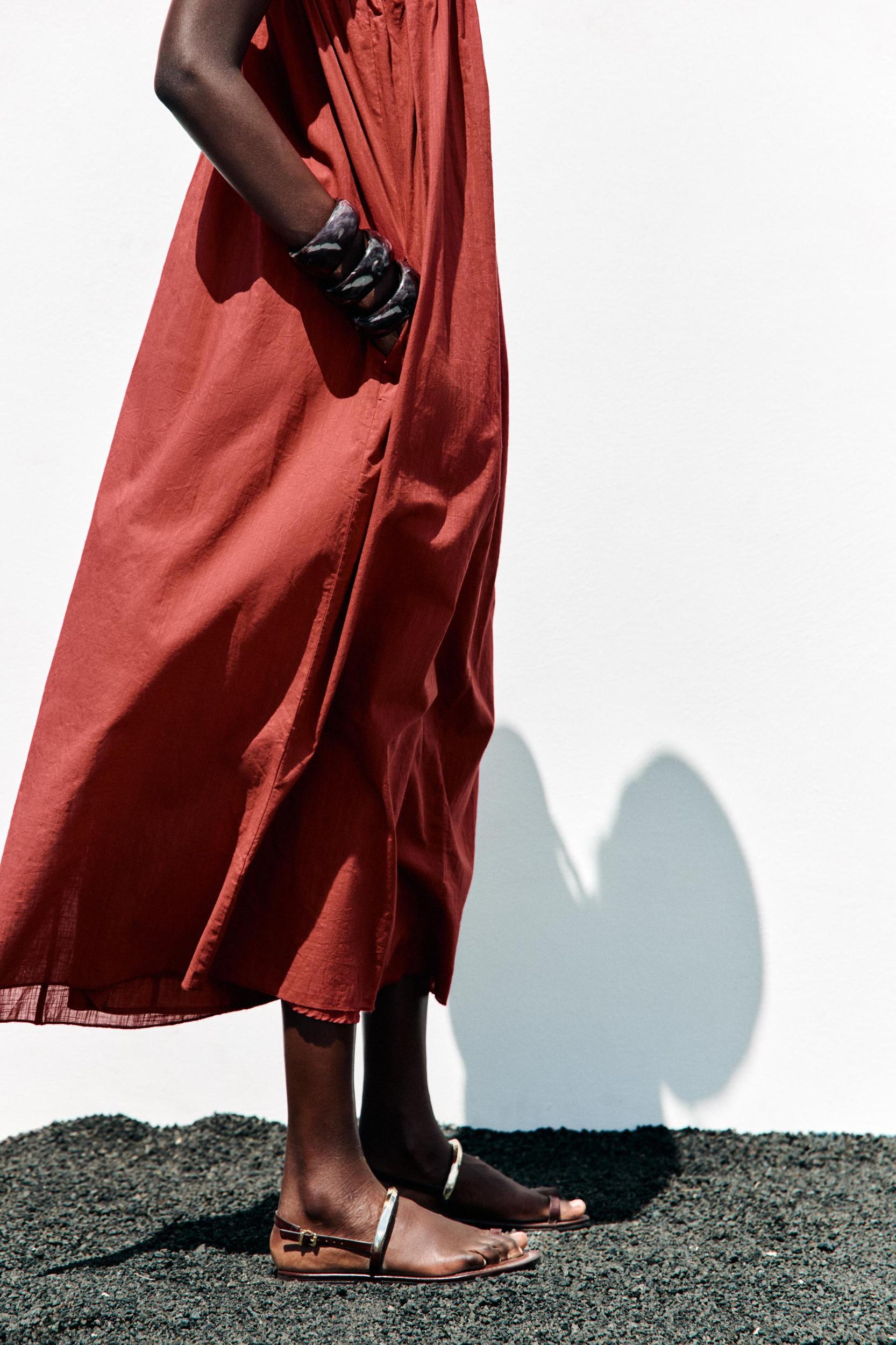 OVERSIZED STRAPPY DRESS Product Image