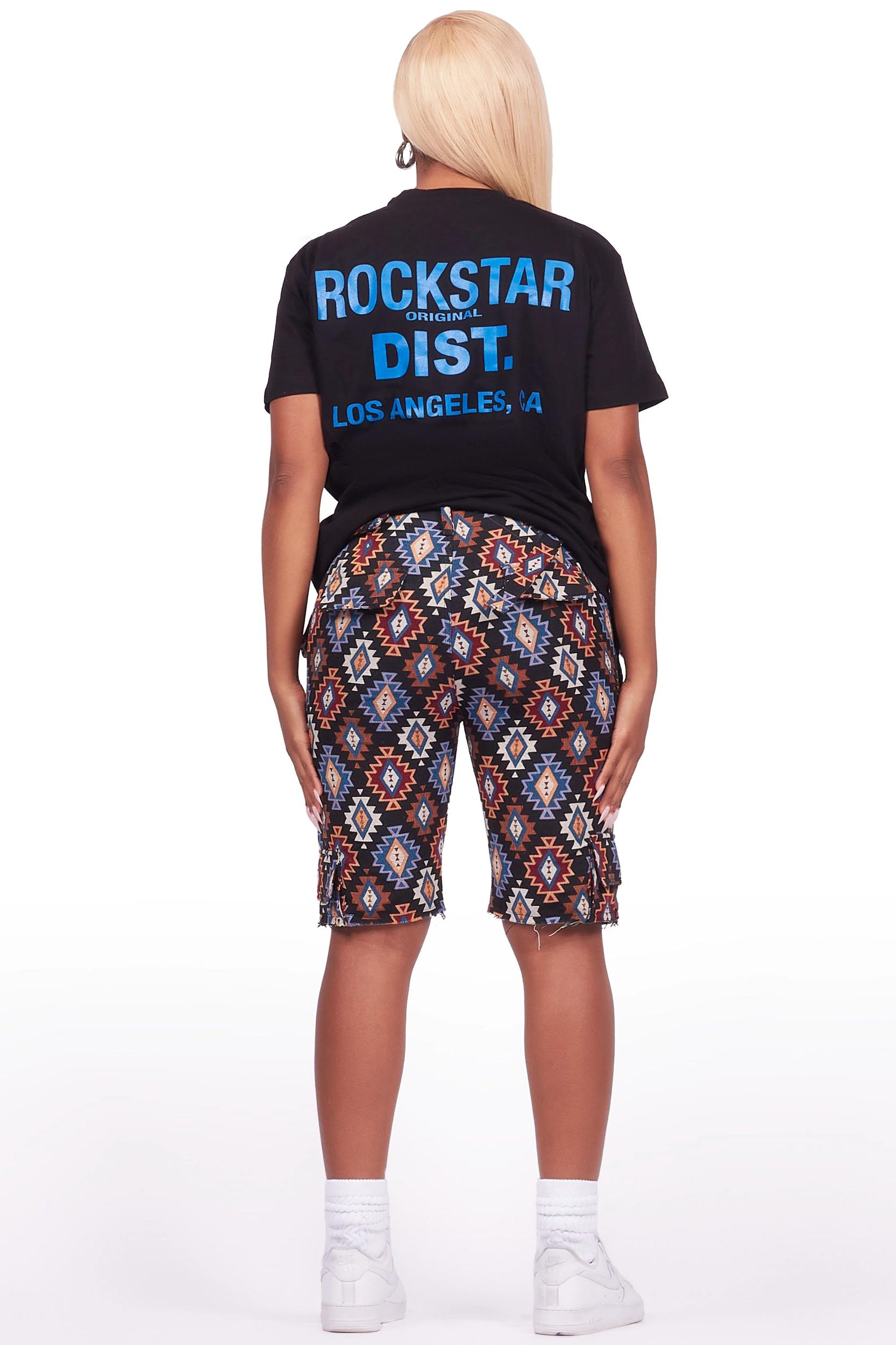 Andraila Black T-Shirt Short Set Female Product Image