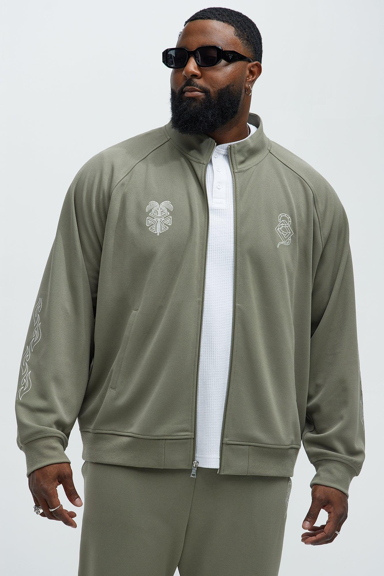 Bliss Track Jacket - Green Product Image