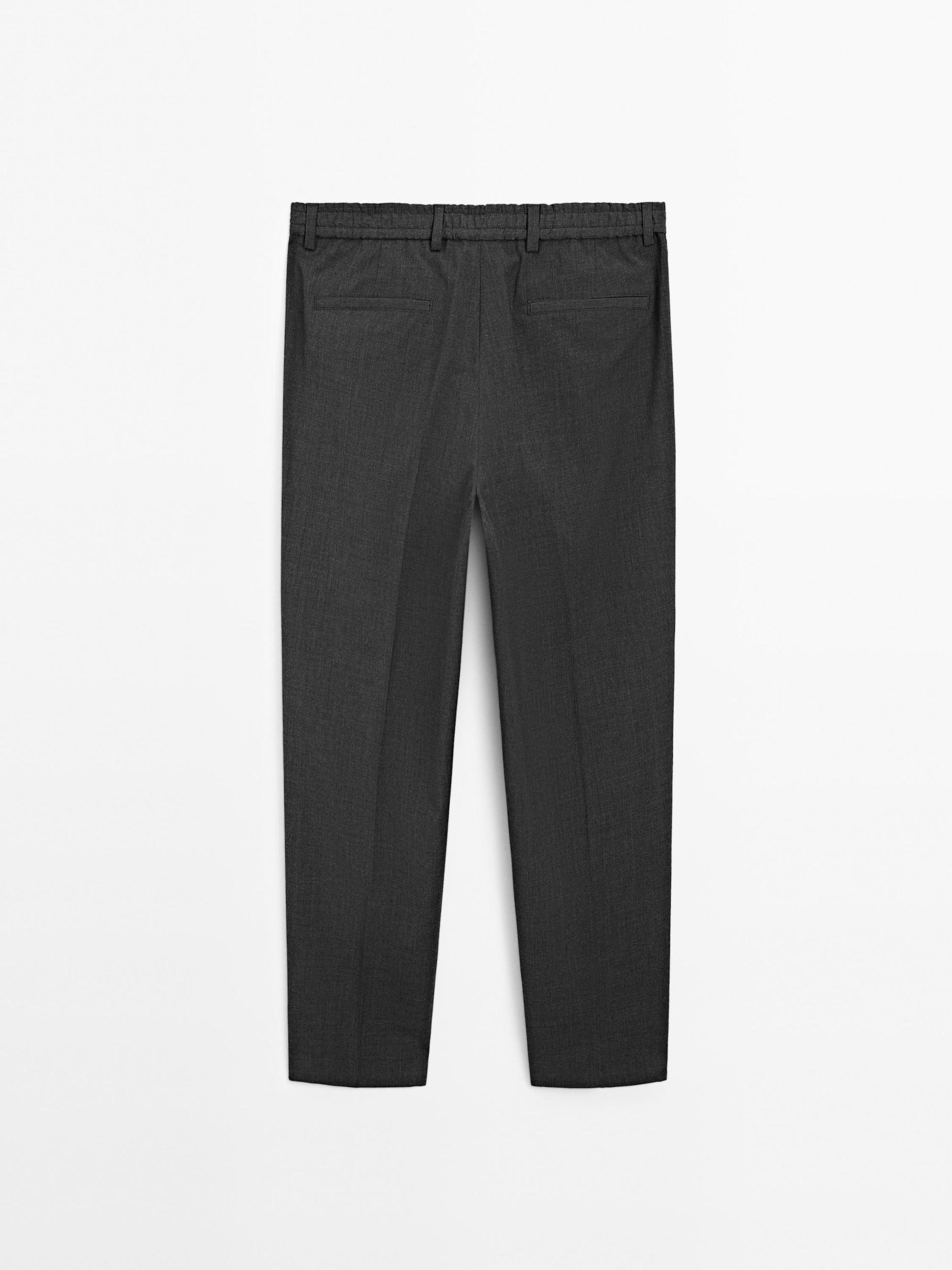Total look wool blend trousers Product Image