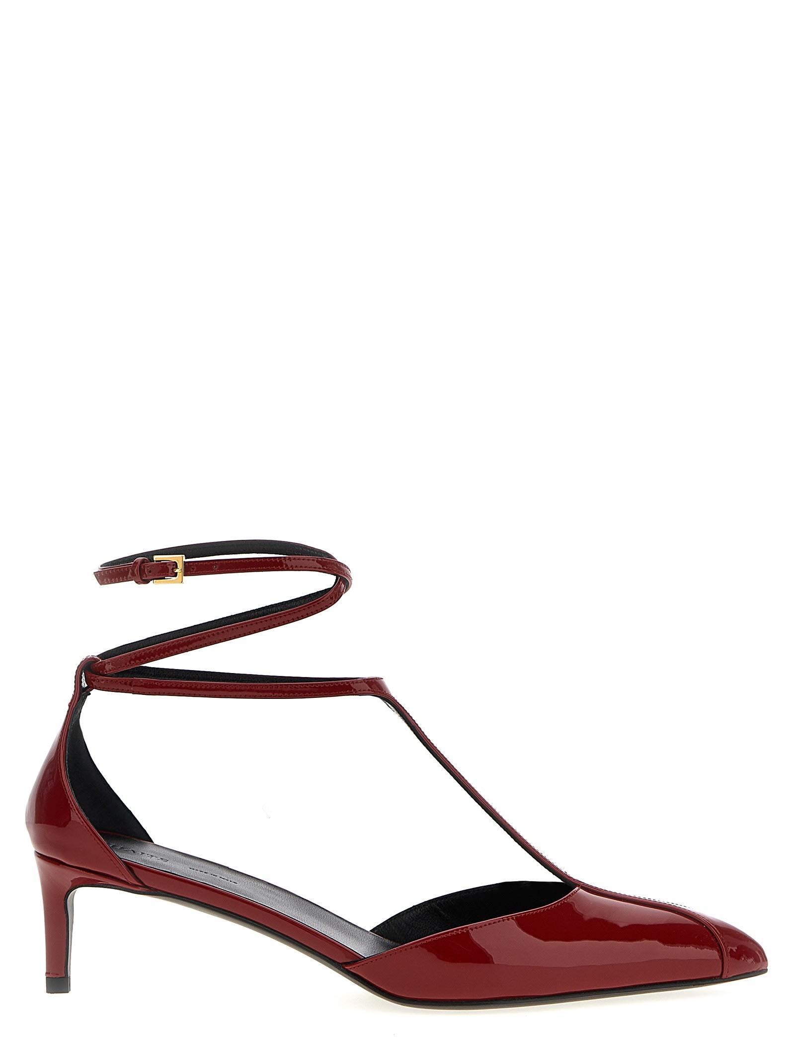 KHAITE Mia 45 Patent Leather Pumps In Red Product Image