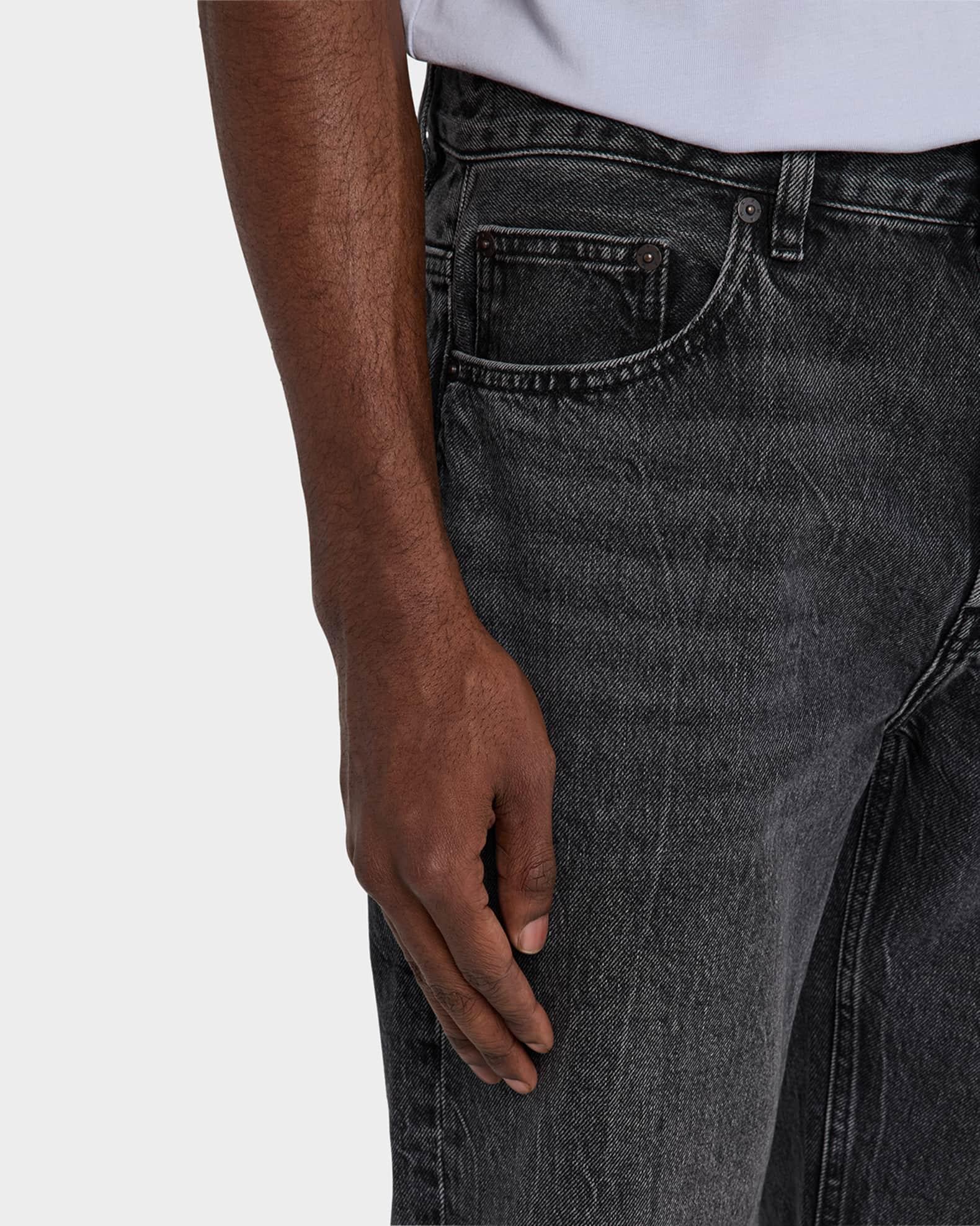 Men's Washed Denim Relaxed Jeans Product Image