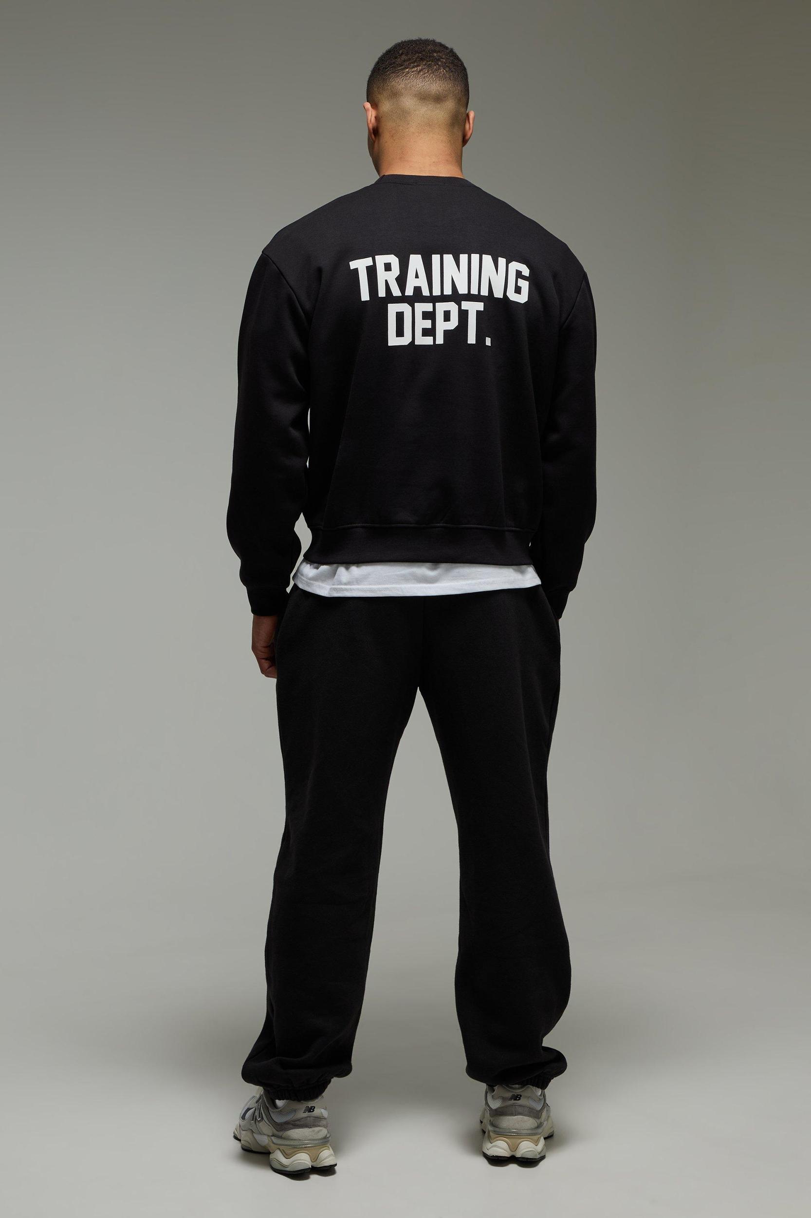 Active Oversized Boxy Training Dept Sweatshirt | boohooMAN USA Product Image