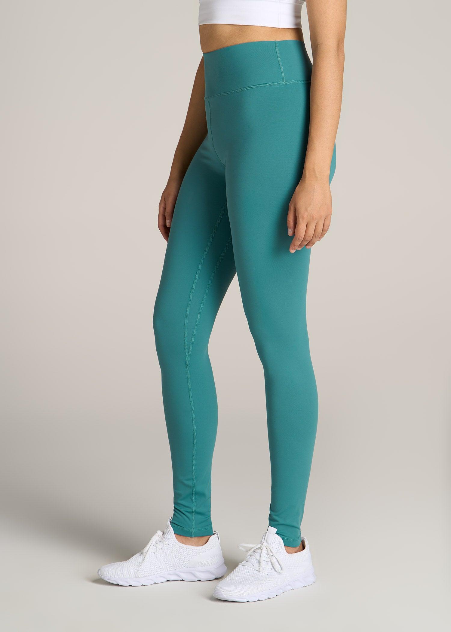 Movement High Rise Cheeky Leggings for Tall Women in Light Teal Female Product Image