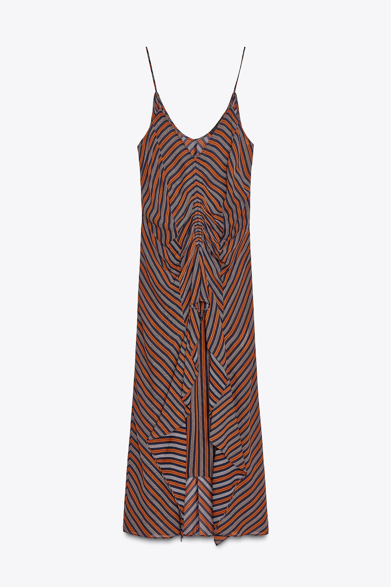 ZW COLLECTION STRIPED SLIP DRESS Product Image
