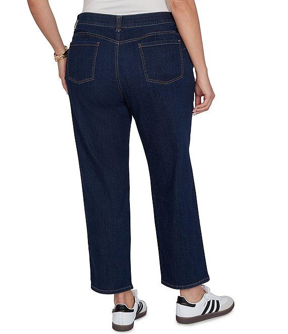 Ruby Rd. Plus Size Soft Denim Pull-On Boot-Cut Jeans Product Image