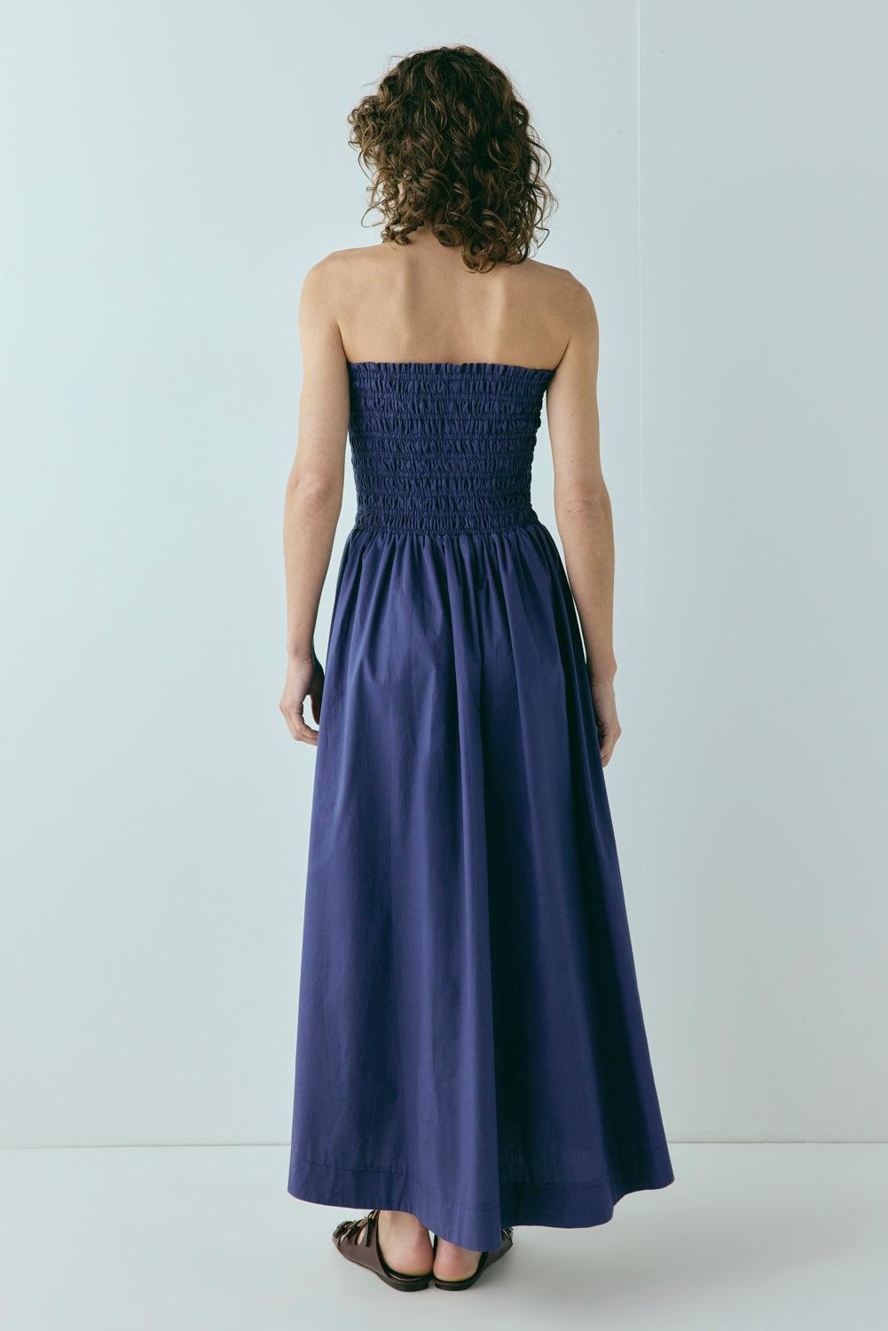 Emmy Midi Dress Navy Product Image