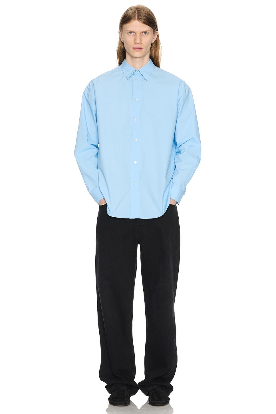 The Row Miller Shirt in Baby Blue Product Image