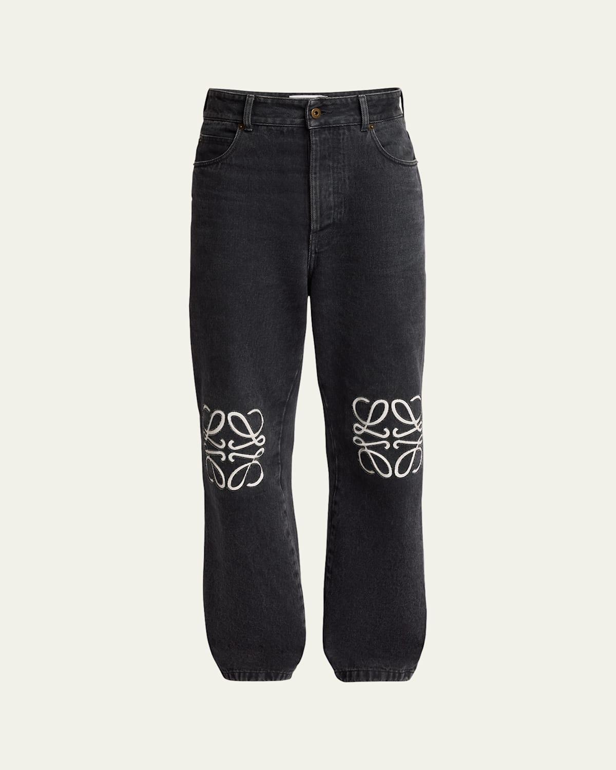 Mens Anagram Baggy Jeans Product Image
