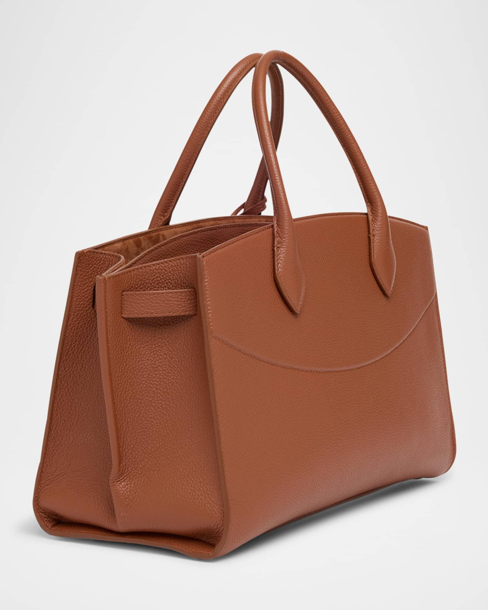 The New Studio Soft Leather Top-Handle Bag Product Image