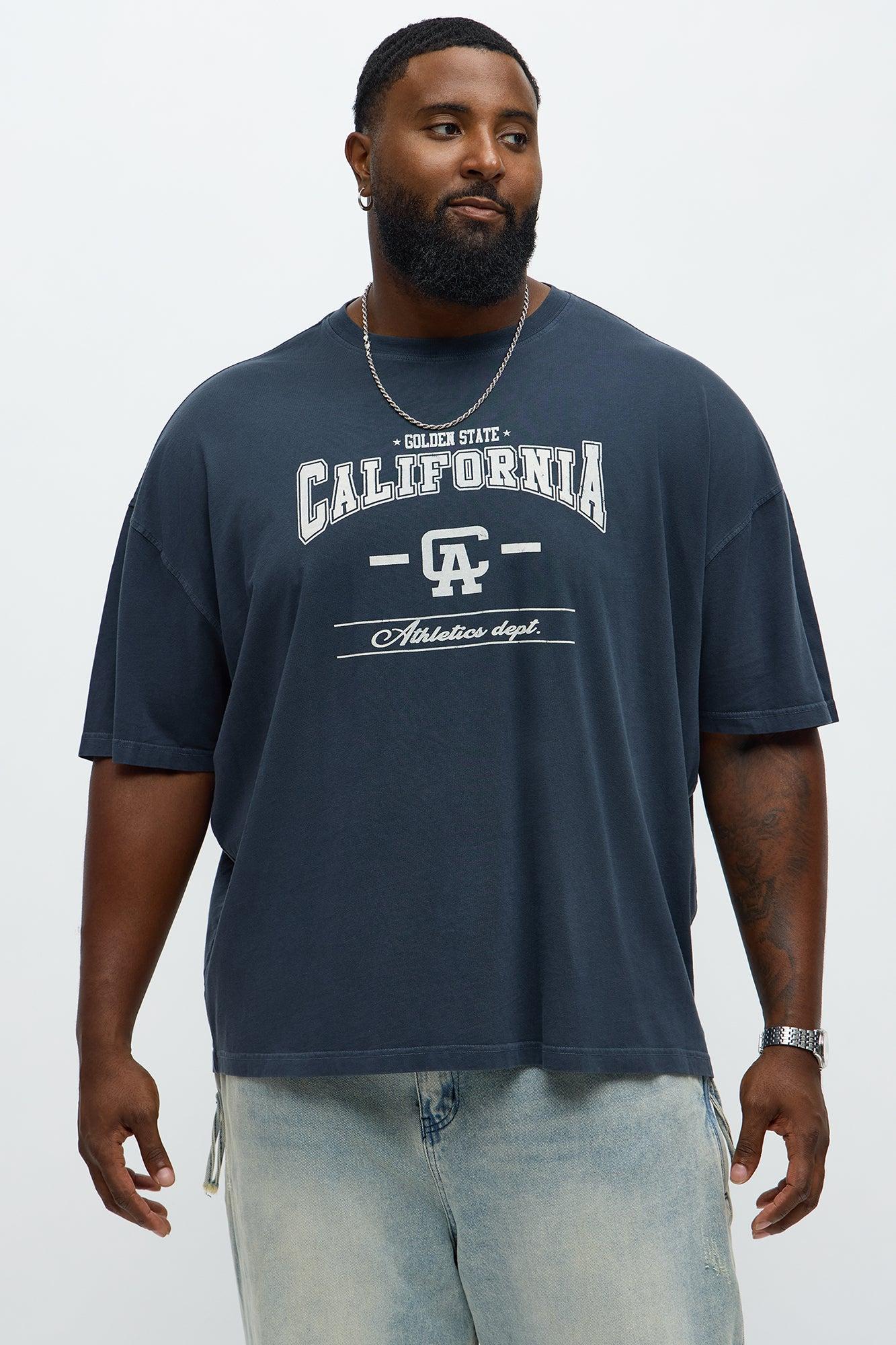 California Athletics Department Oversized Short Sleeve Tee - Navy Male Product Image