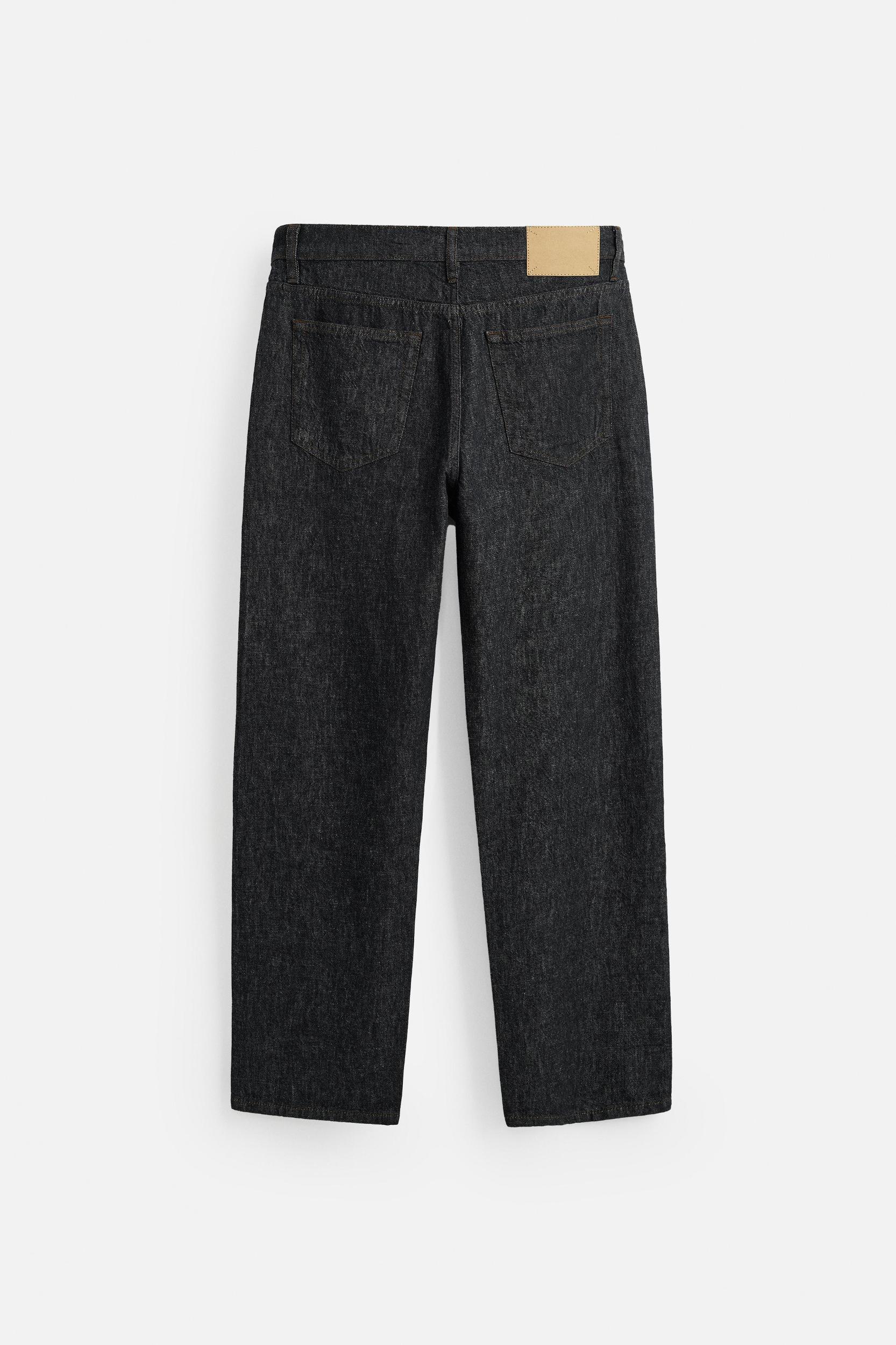 COTTON-HEMP STRAIGHT FIT JEANS Product Image