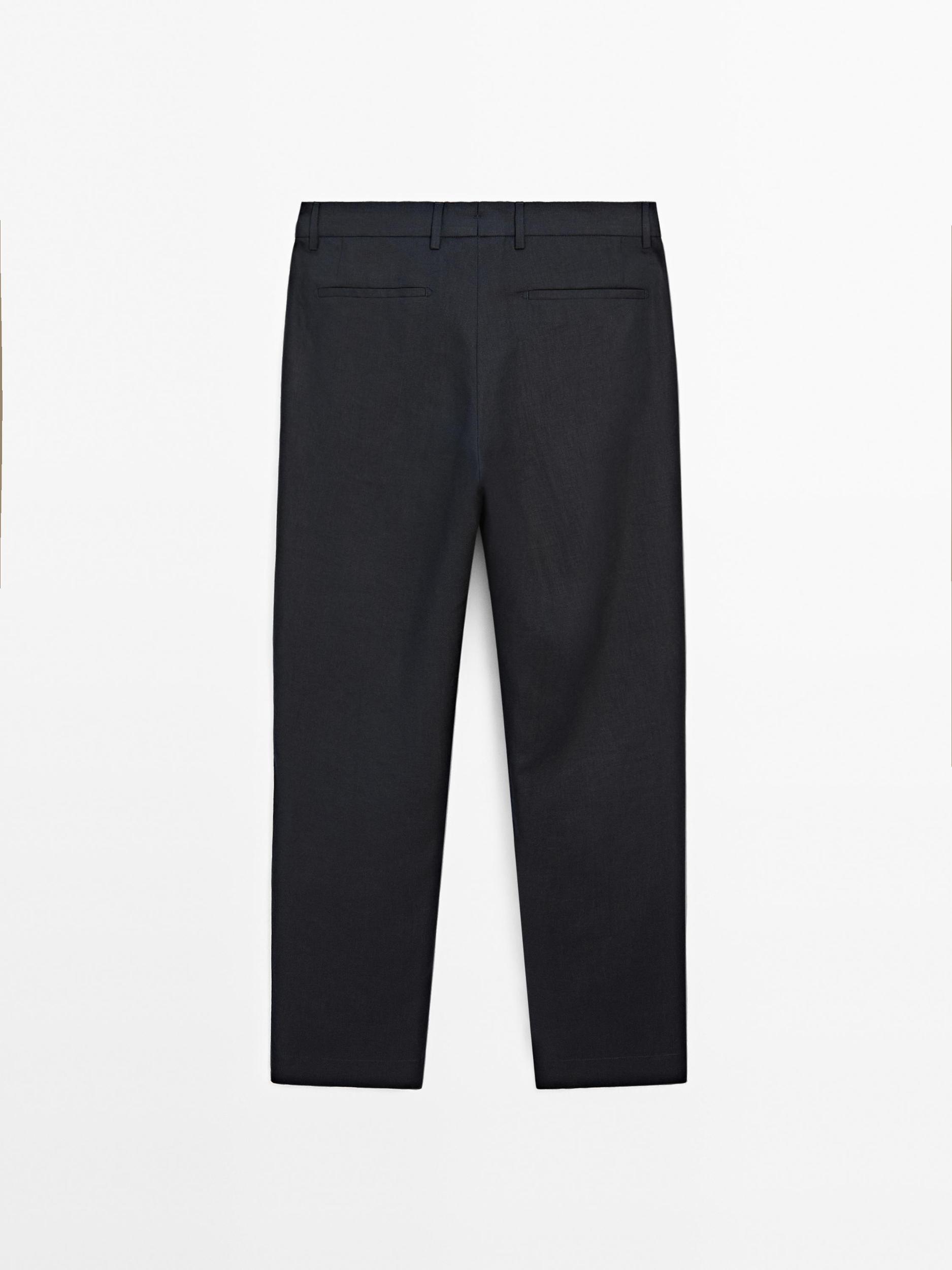 100% linen suit trousers Product Image