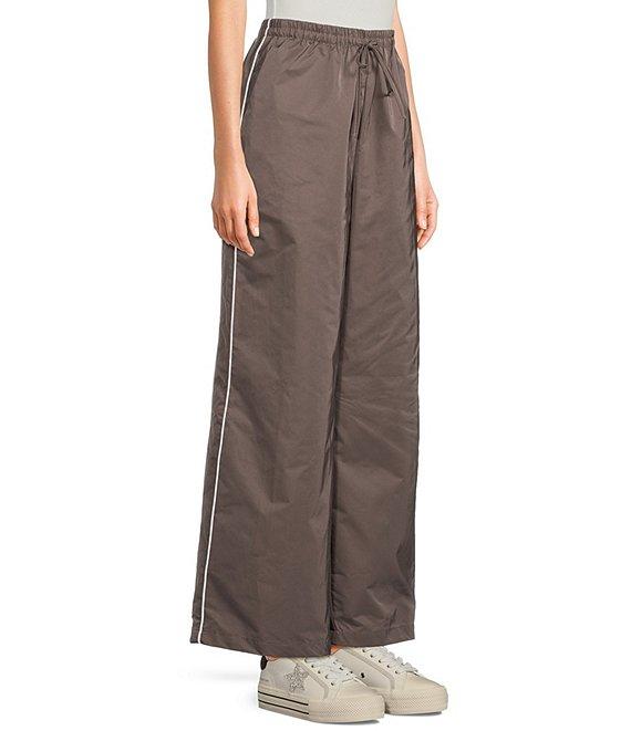 Double Zero High Rise Drawstring Wide Leg Pants Product Image