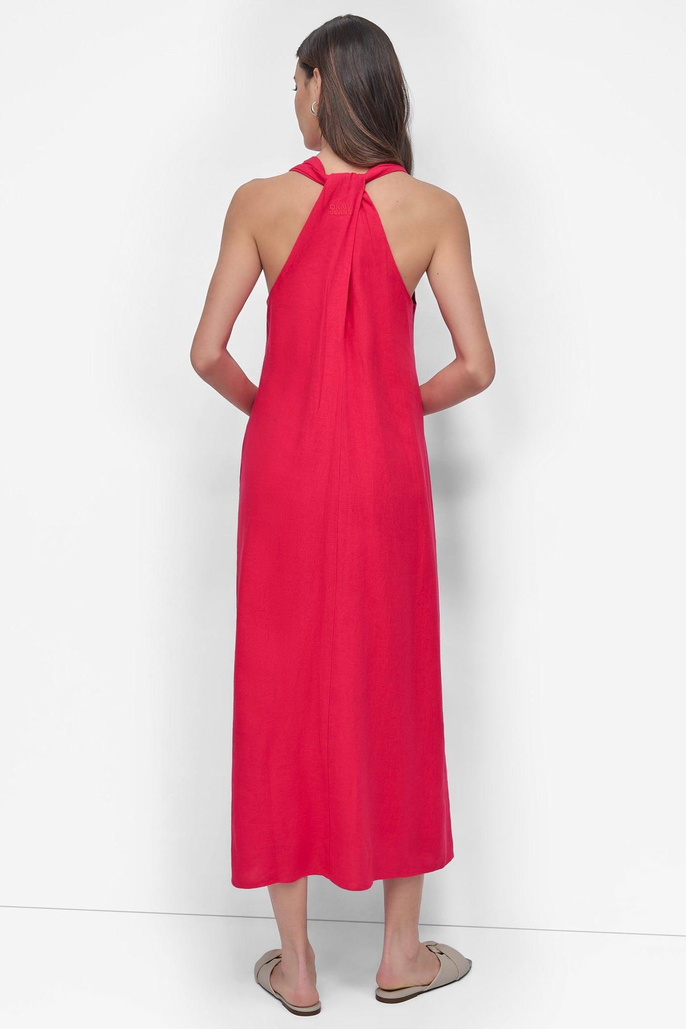 TWIST RACERBACK MIDI SWING DRESS Product Image