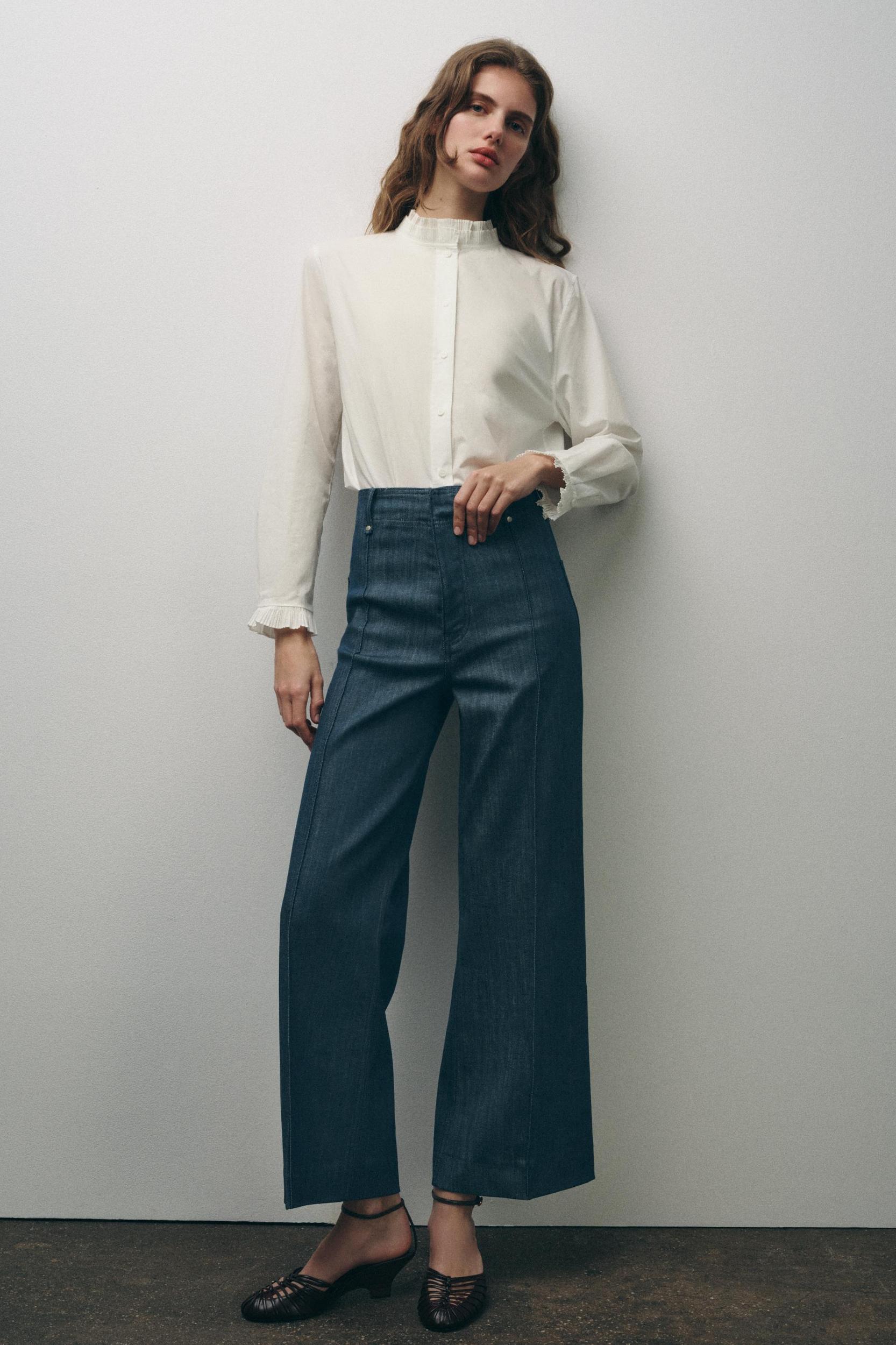 ZW COLLECTION RUFFLED SHIRT Product Image