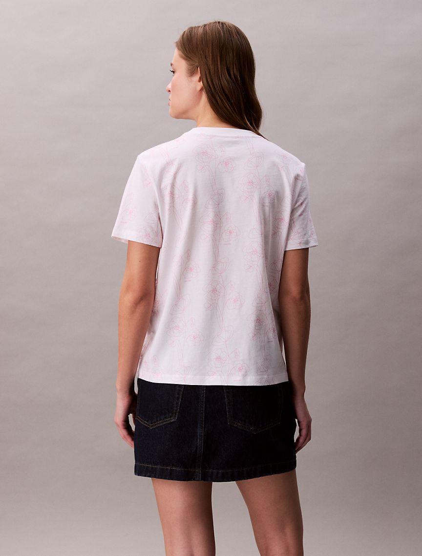 Allover Floral Print Classic T-Shirt  Product Image