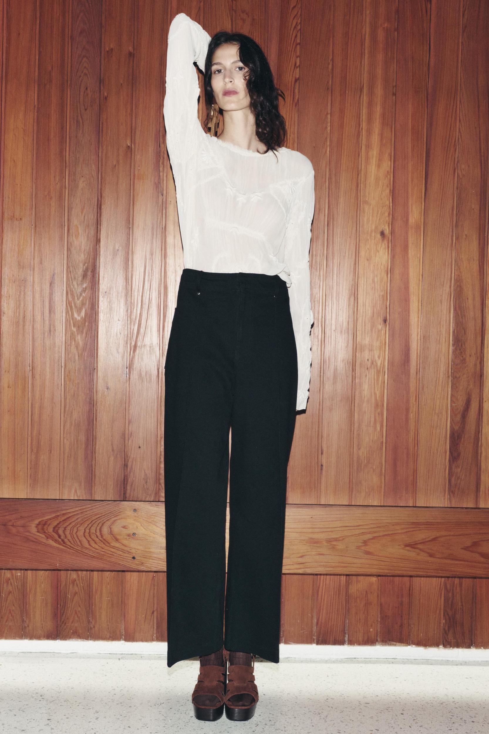 ZW COLLECTION HIGH WAIST WIDE LEG JEANS Product Image