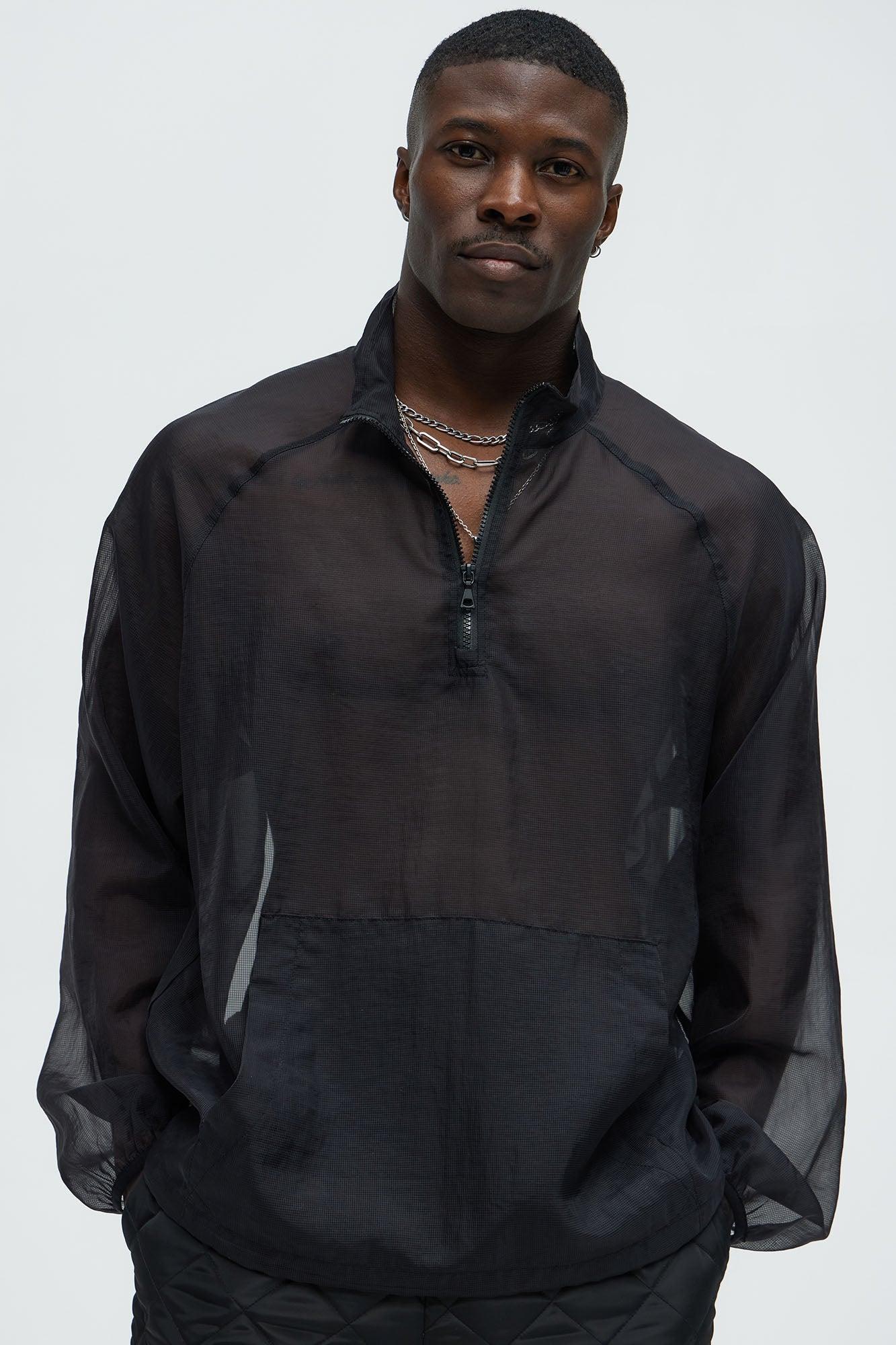 Breathable Anorak Jacket - Black Product Image