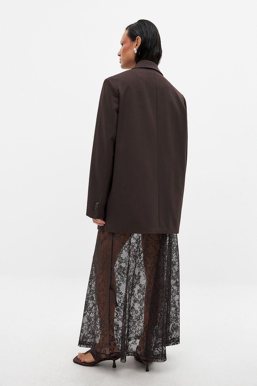 Lace Maxi Skirt Product Image