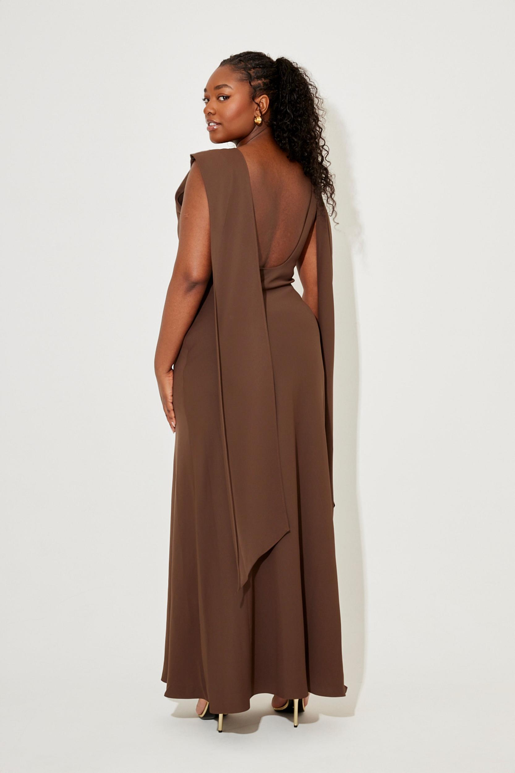 Drape Maxi Dress Product Image