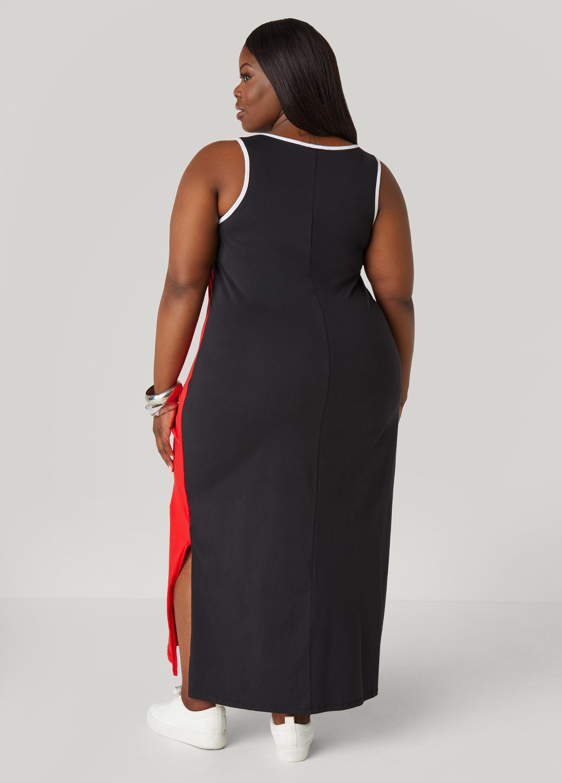 Two Tone Tank Maxi Dress Product Image