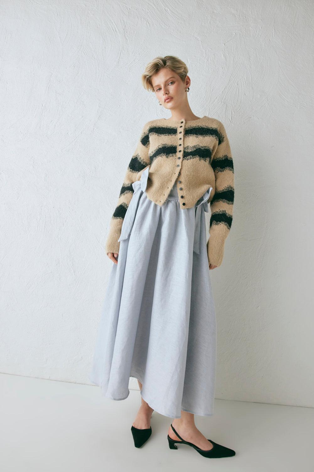 Minnie Knit Cardigan Latte Product Image